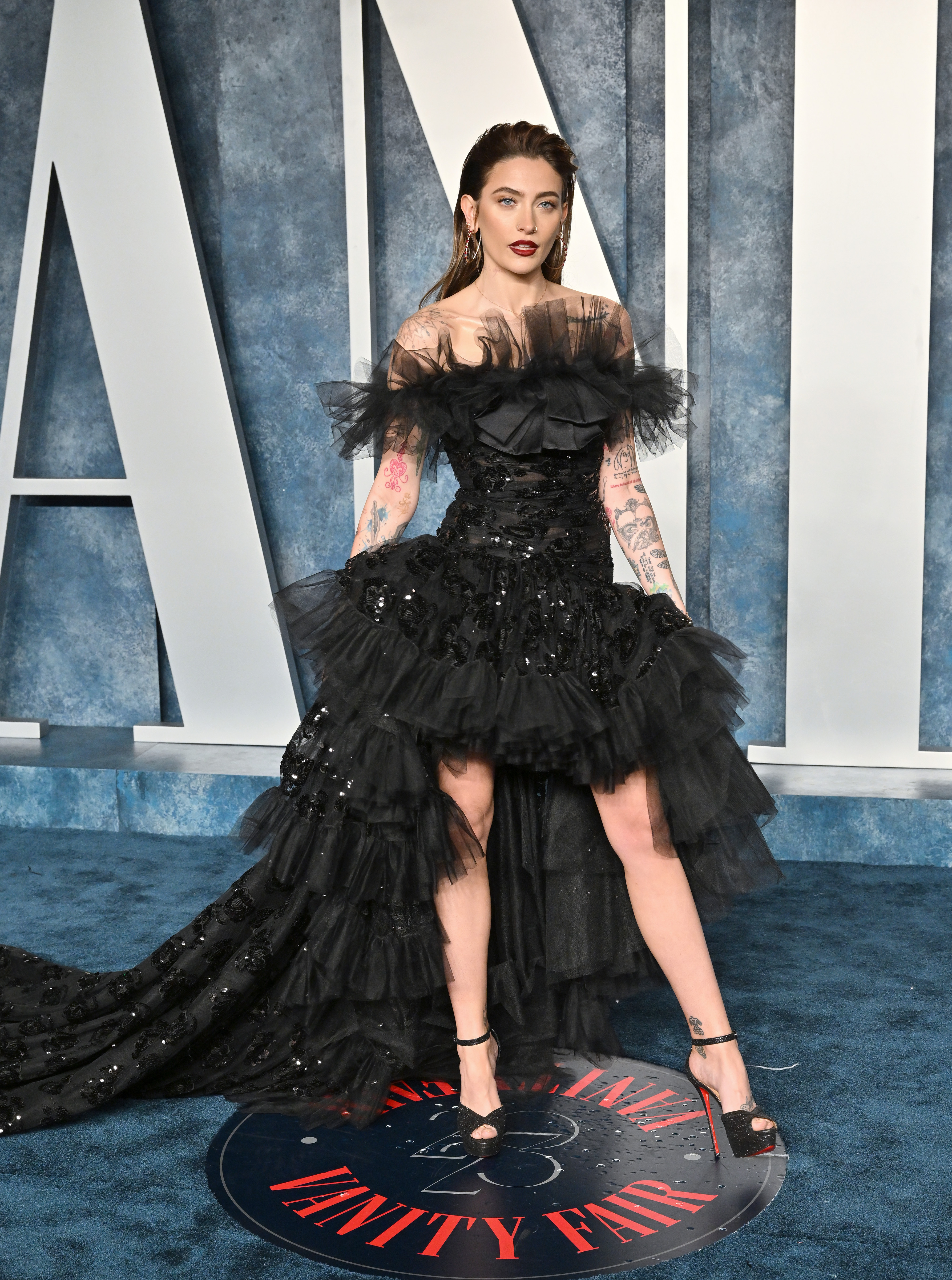 Paris Jackson attends the 2023 Vanity Fair Oscar Party on March 12, 2023 in Beverly Hills, California. | Source: Getty Images