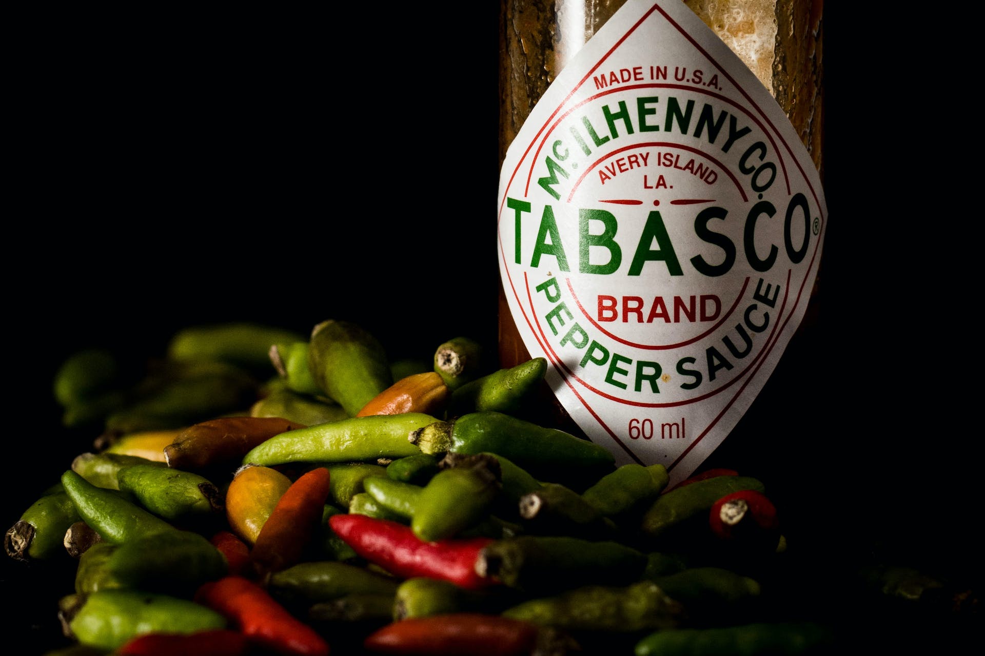 Close up of a hot sauce bottle | Source: Pexels
