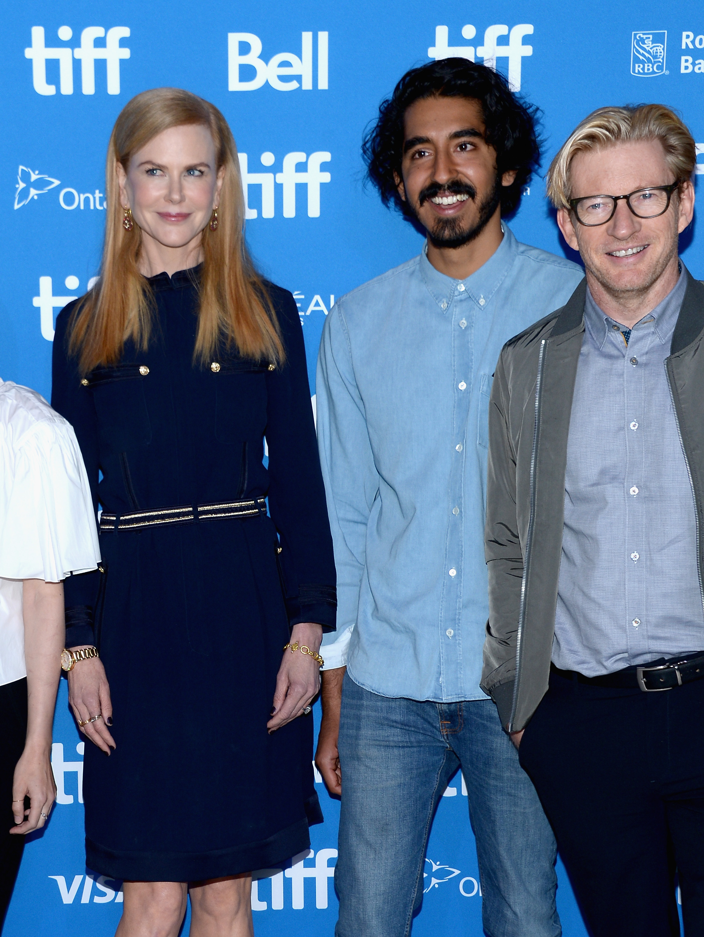Nicole Kidman, Dev Patel, and David Wenham attend the "Lion" press conference at the 2016 Toronto International Film Festival in Canada on September 11. | Source: Getty Images
