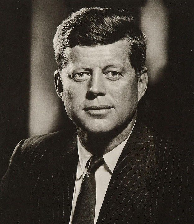 Jonh F. Kennedy posando / Imagen tomada de: Pixabay Jonh F. Kennedy posando / Imagen tomada de: Pixabay