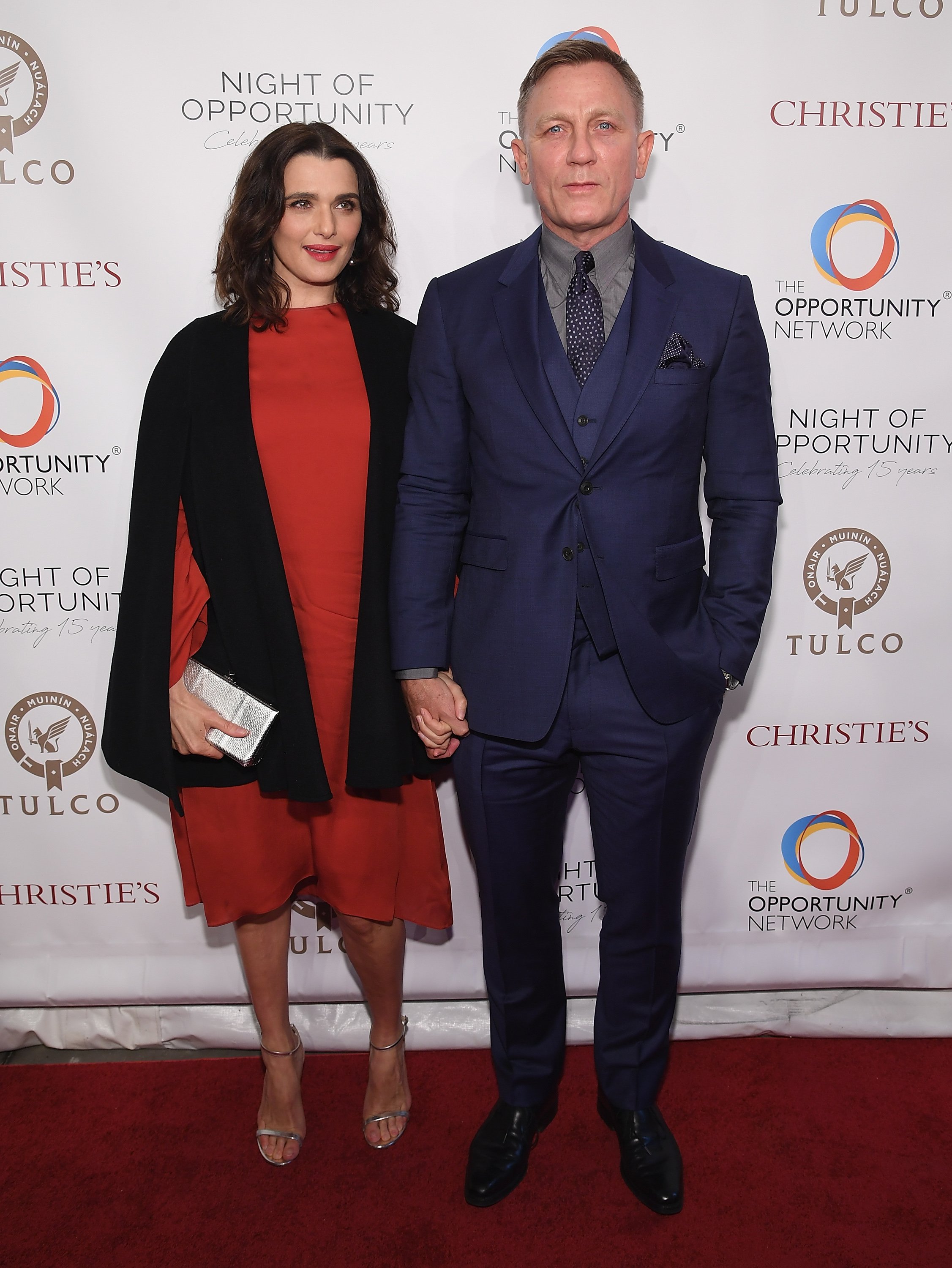 Rachel Weisz and Daniel Craig at The Opportunity Network's 11th Annual Night of Opportunity on April 9, 2018, in New York City. | Source: Getty Images