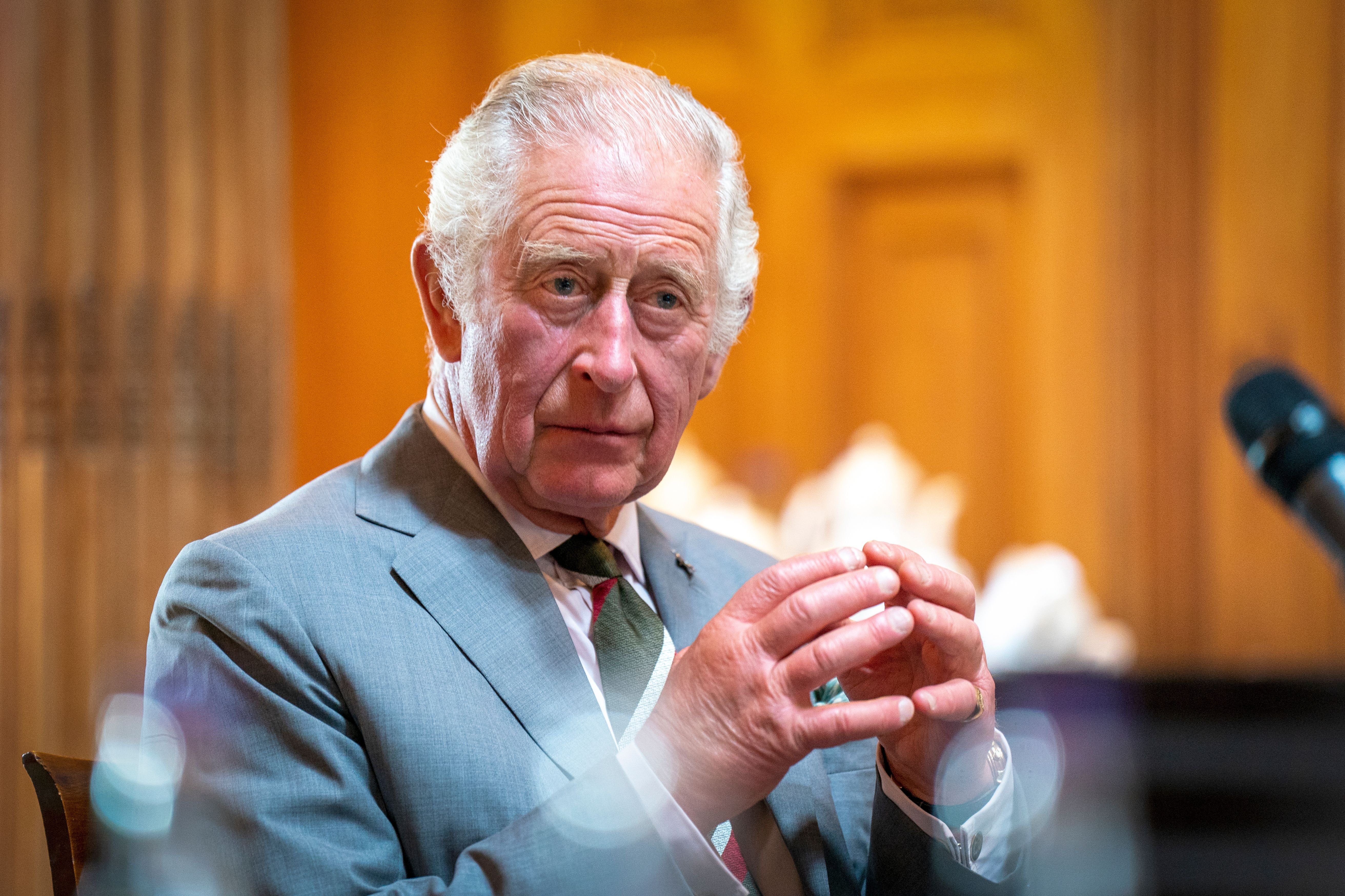King Charles III during a roundtable discuss allergies and the environment, at Dumfries House, Cumnock on September 7, 2022 in Lanark, Scotland. | Source: Getty Images
