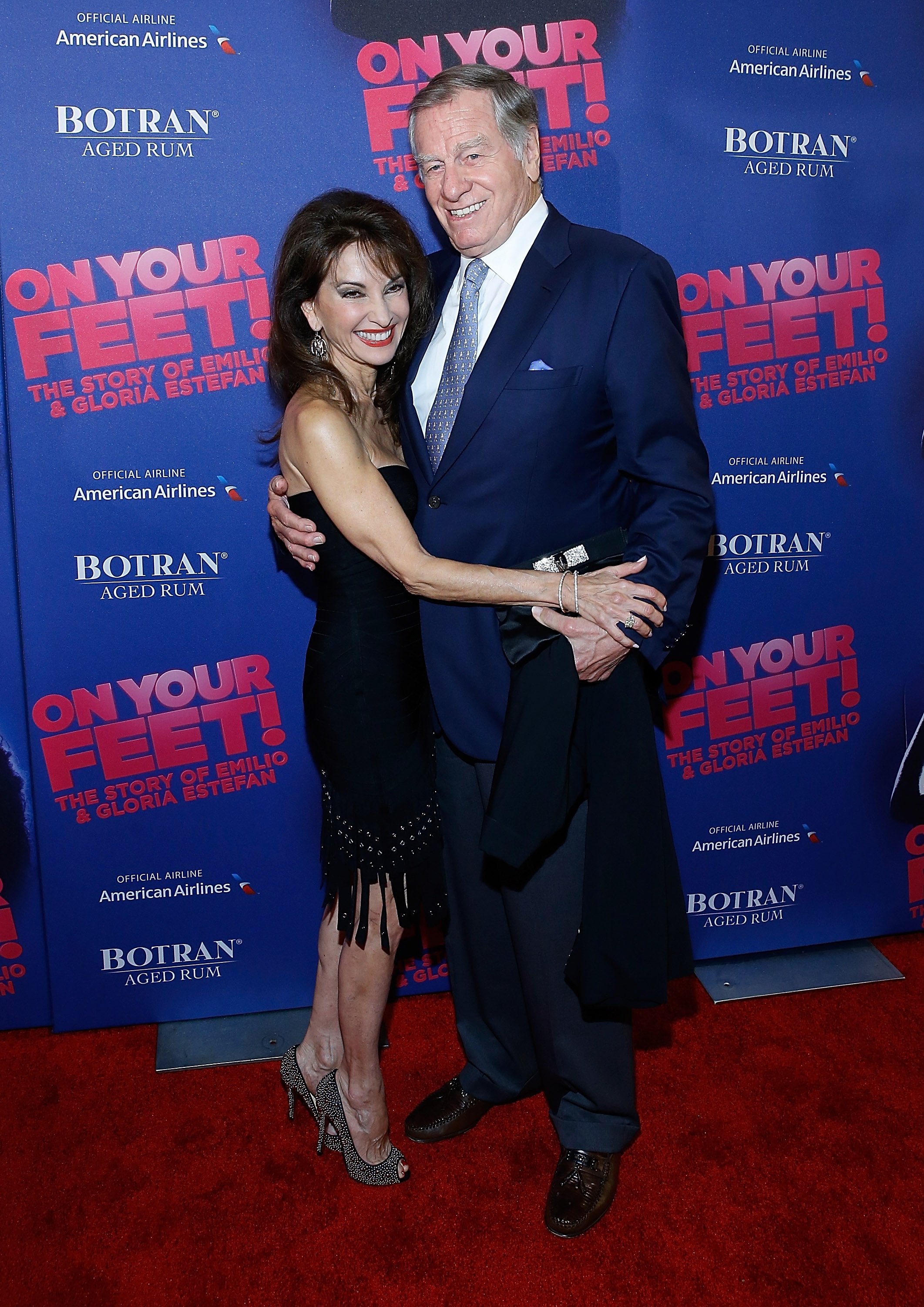 Susan Lucci and Helmut Huber attend "On Your Feet" Broadway Opening Night at Marquis Theatre on November 5, 2015, in New York City. | Source: Getty Images