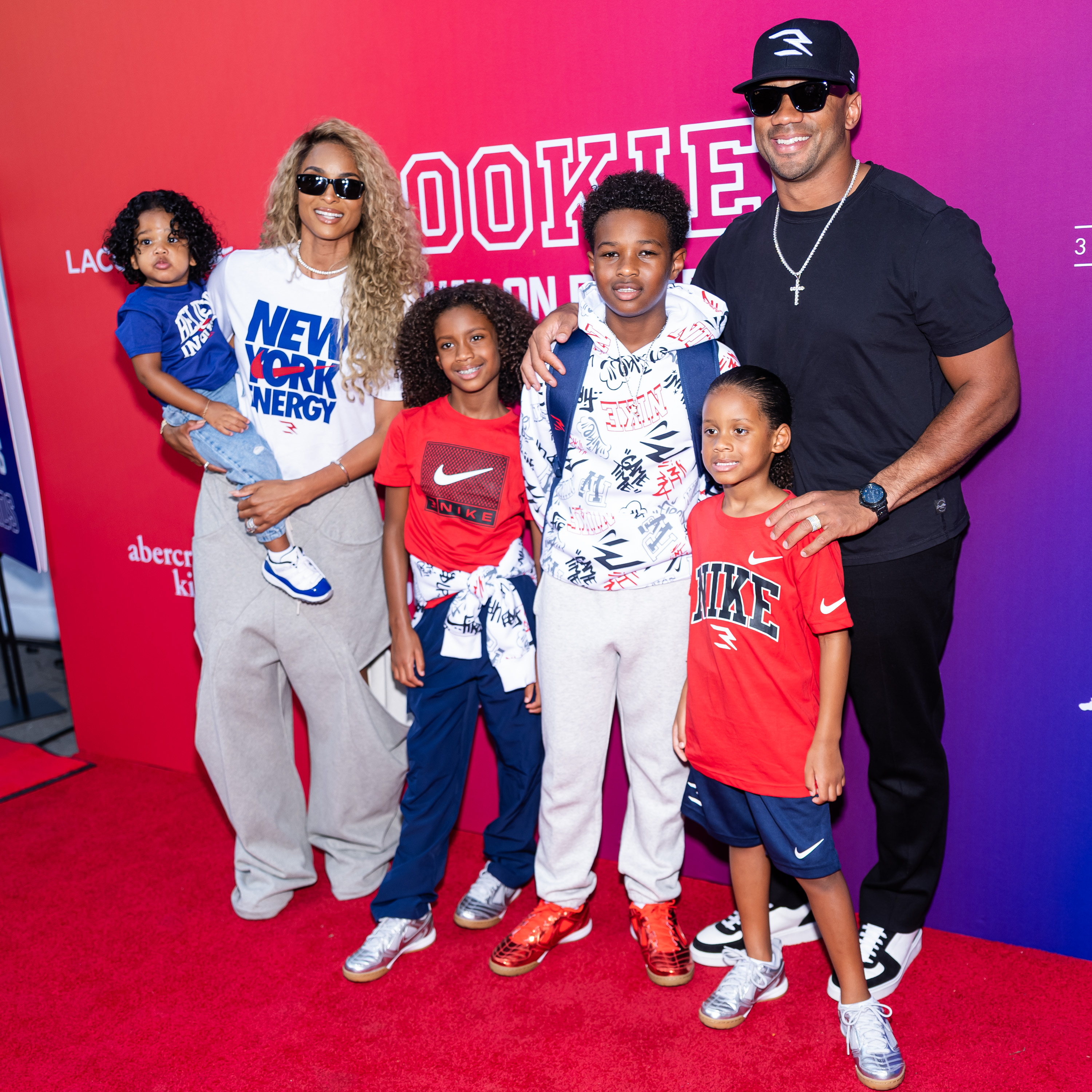Ciara, Sienna Princess, Future Zahir Wilburn, Win Harrison, and Russell Wilson attend the Haddad Fashion Show on September 18, 2025 | Source: Getty Images