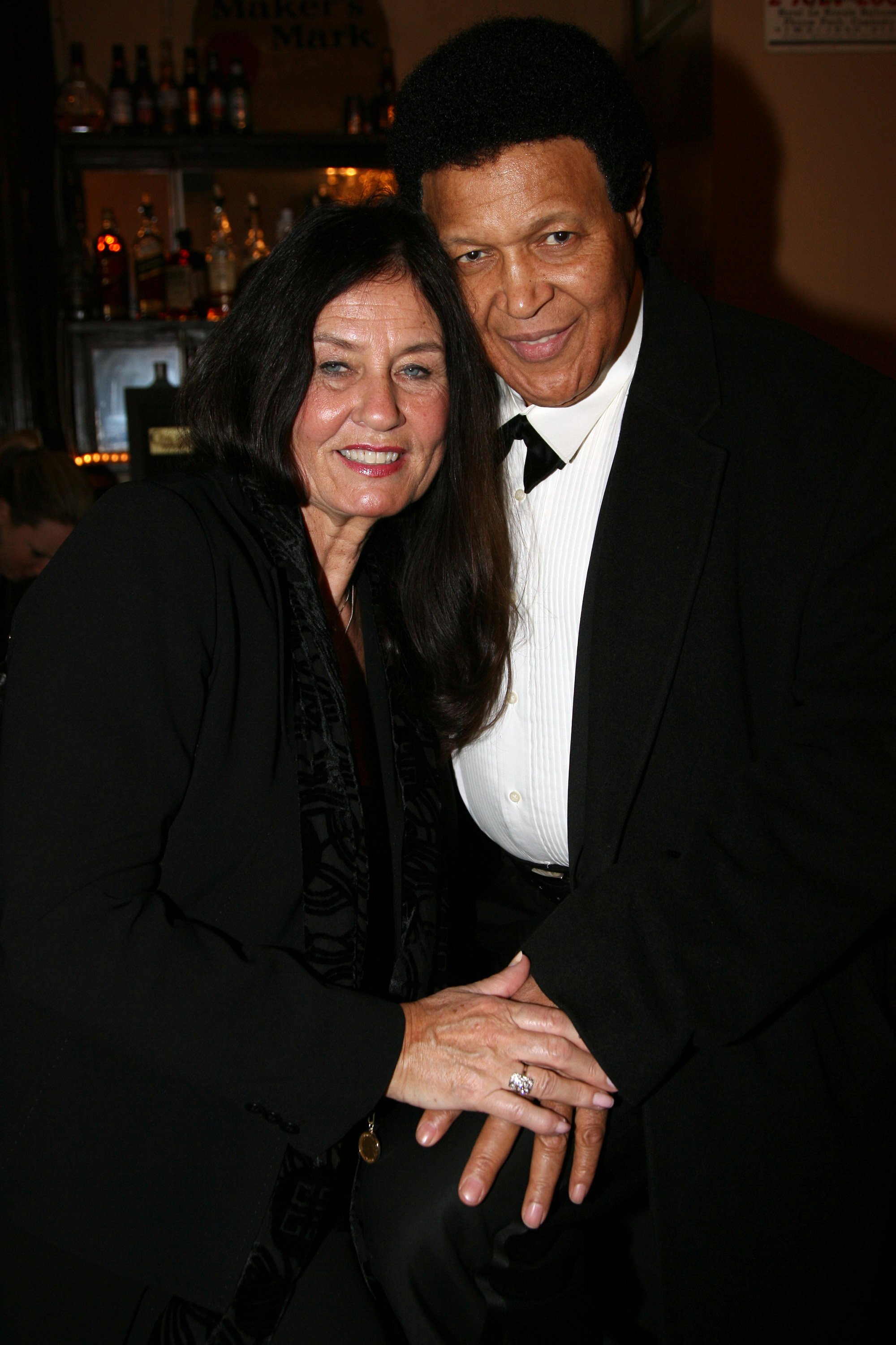 Chubby Checker in a photo with his wife, Catharina Lodders at The Cutting Room New York on March 6, 2008. | Source: Getty Images