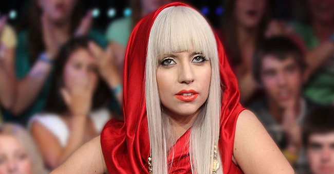 Lady Gaga onstage during MTV's Total Request Live at the MTV Times Square Studios on August 12, 2008, in New York City | Photo: Scott Gries/Getty Images