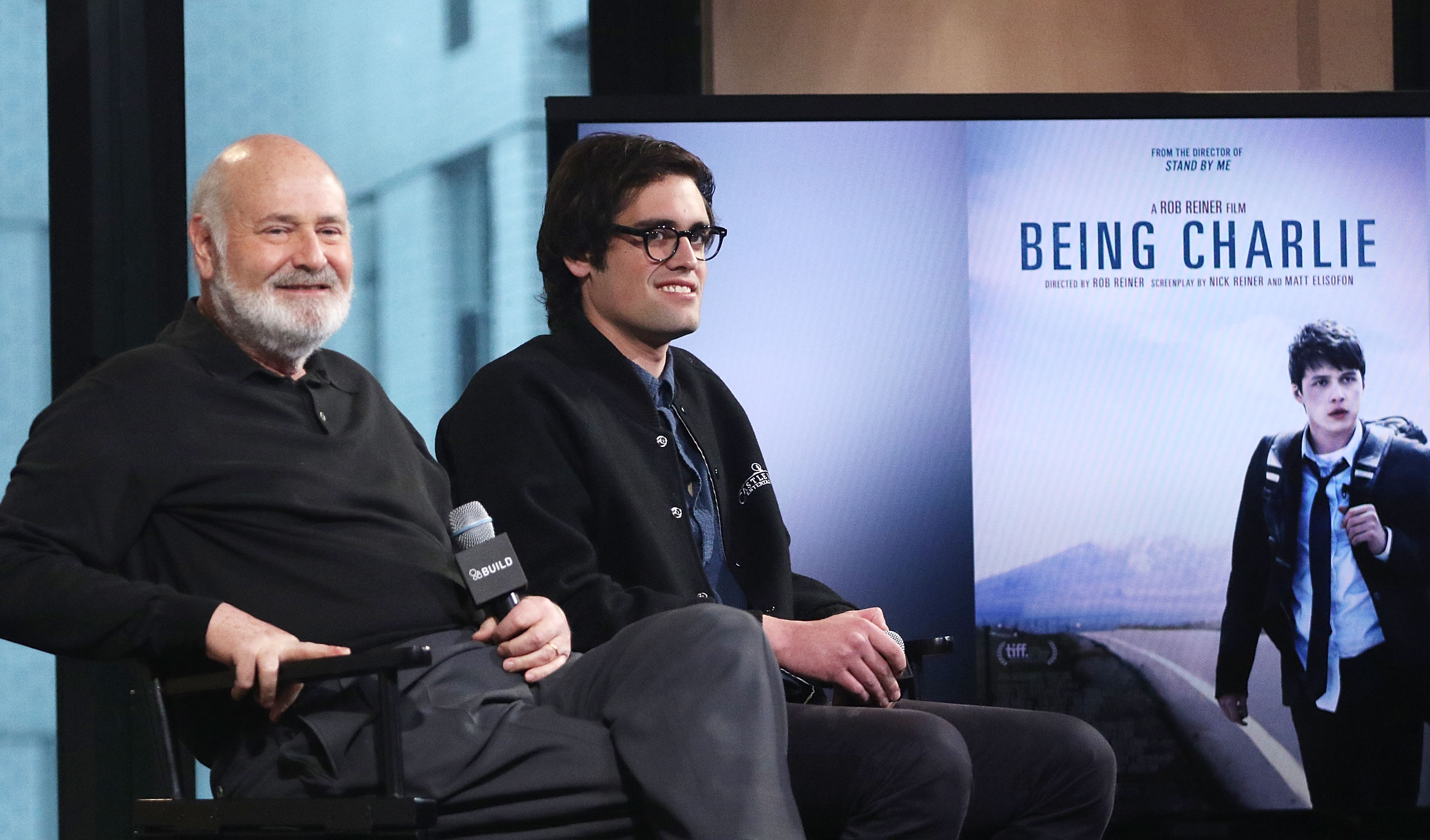 Rob Reiner and Nick Reiner discuss their film "Being Charlie" in New York City, on May 4, 2016 | Source: Getty Images