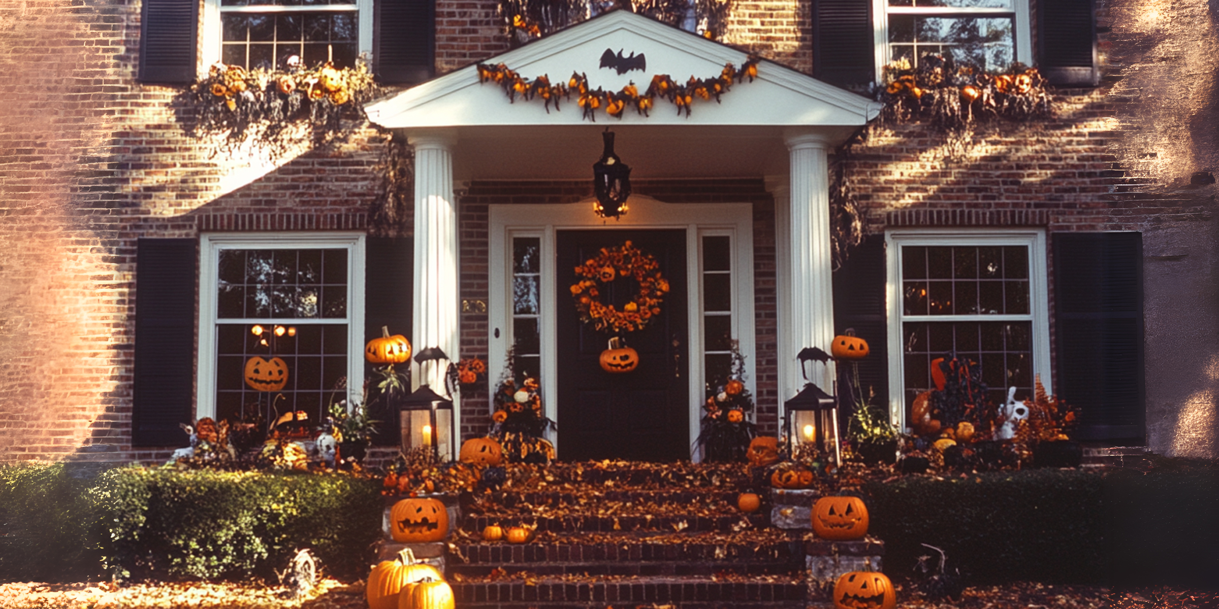 The house decorated for Halloween | Source: Midjourney