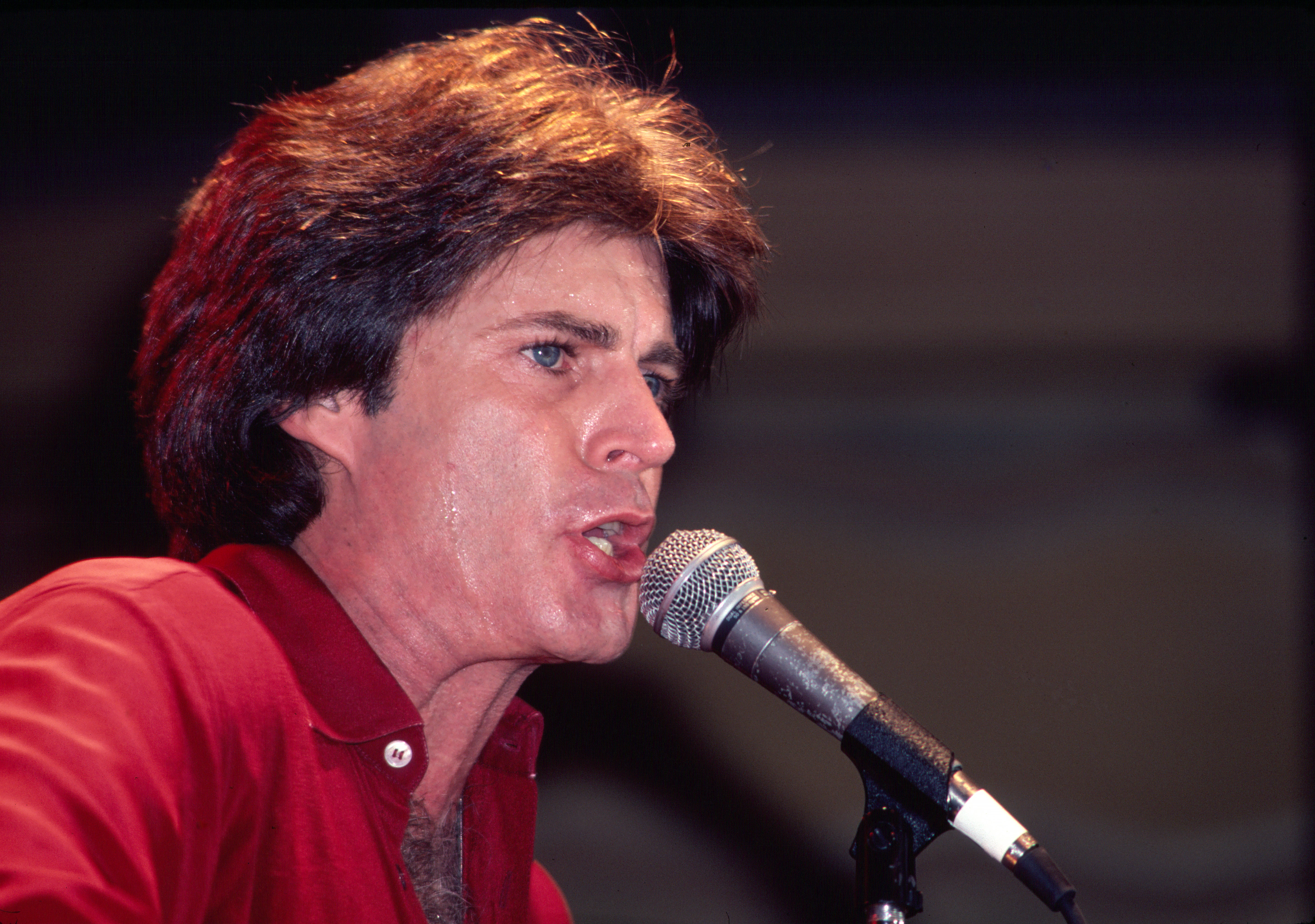 Ricky Nelson performs onstage at the Ritz in New York, on February 24, 1981 | Source: Getty Images