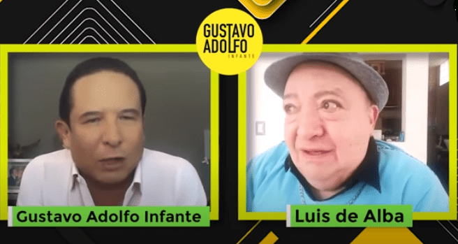 Gustavo Adolfo Infante y Luis de Alba. | Foto: Captura YouTube/Gustavo Adolfo Infante