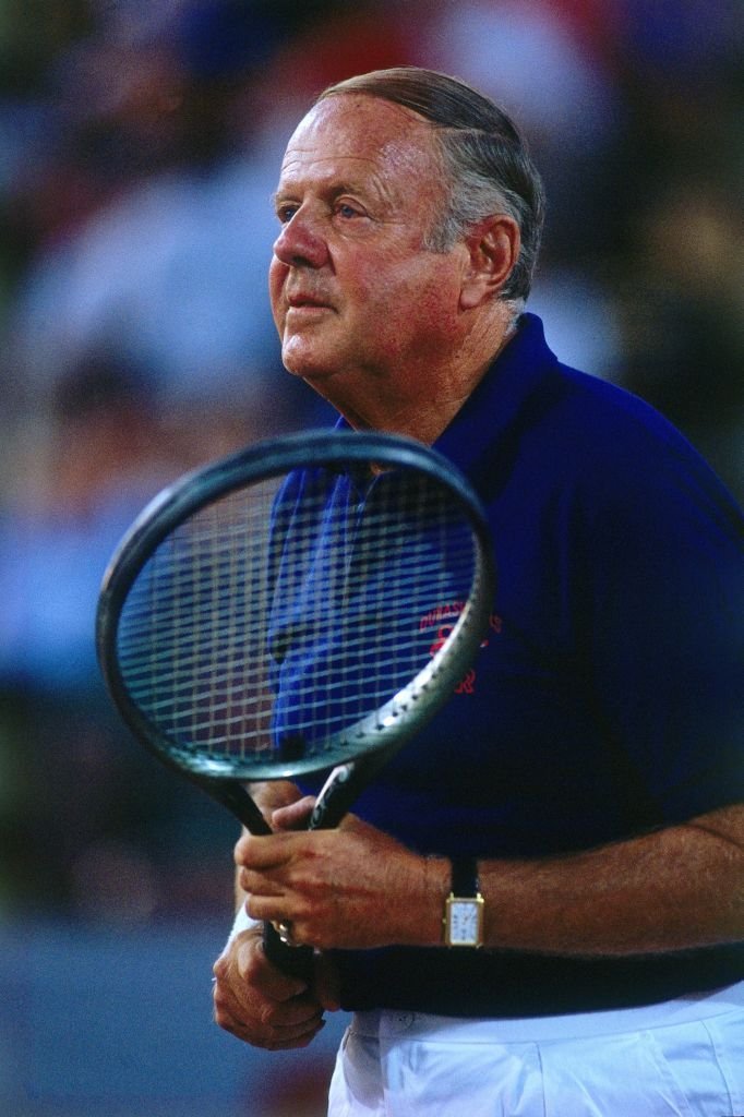  Dick Van Patten looks on during the Elton John Tennis Benefit | Getty Images