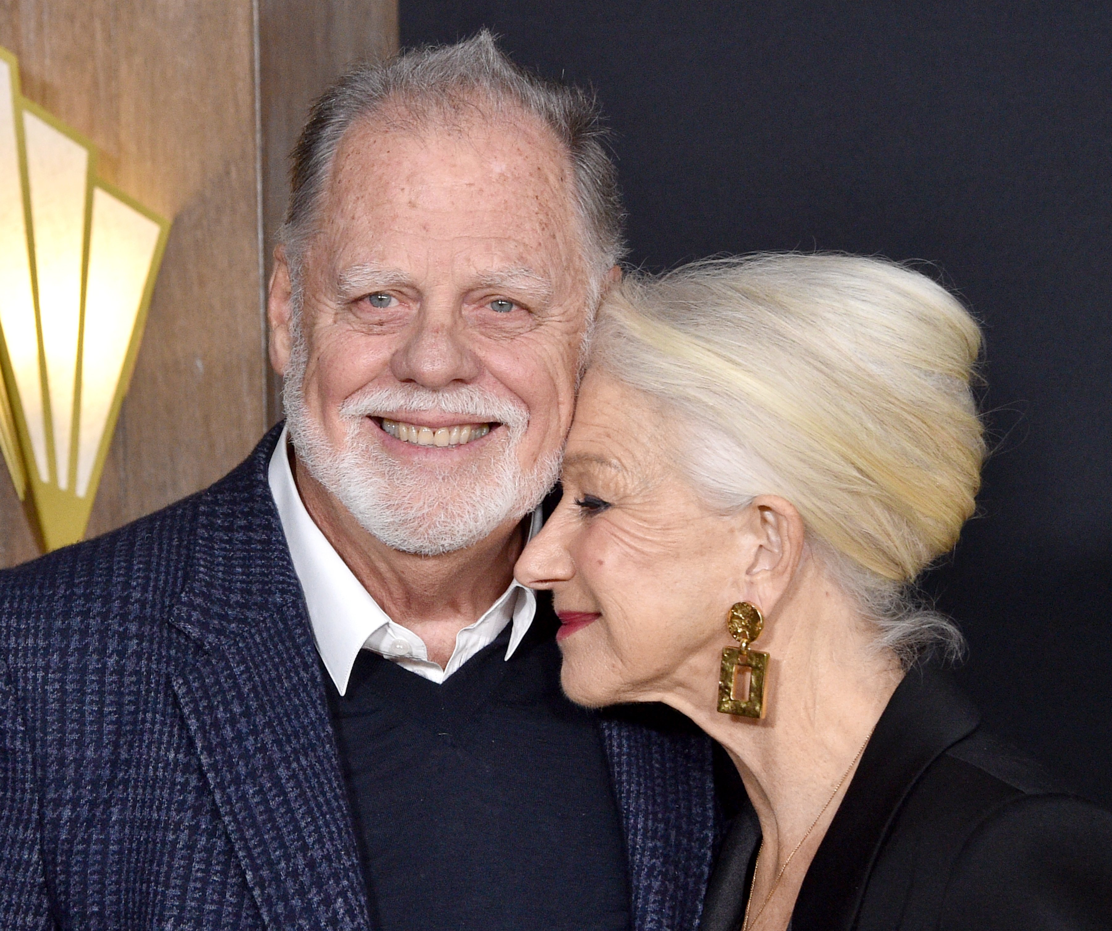 Taylor Hackford and Helen Mirren on December 02, 2022 in Los Angeles, California | Source: Getty Images
