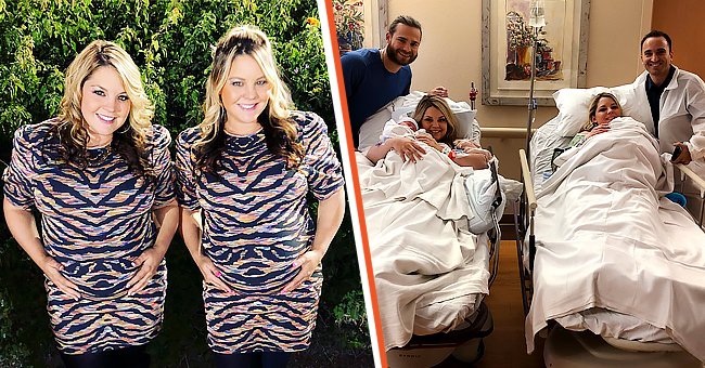 Pregnant twin sister gives birth on the same day and same hospital |  Photo: Instagram / jalynnecrawford