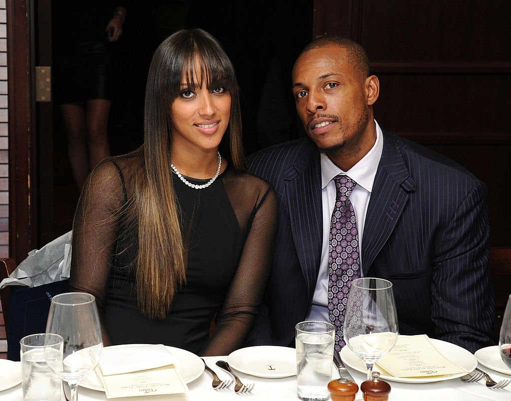 Julie and Paul Pierce at The Palm Tribeca on October 21, 2013 in New York City. | Photo :Getty Images 