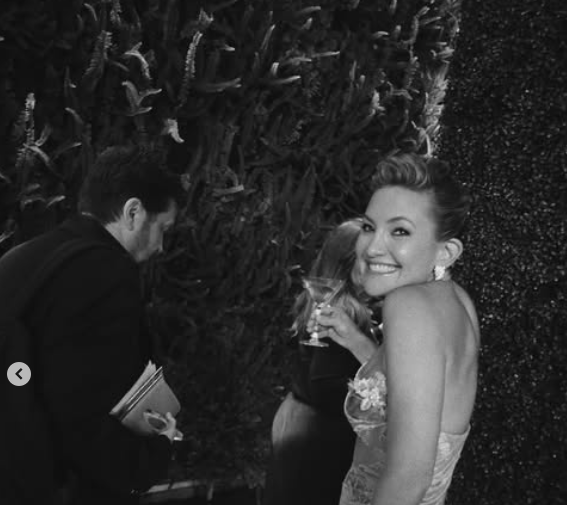 Kate Hudson playfully looking at the camera as she makes her way to somewhere during the Will Rogers Motion Picture Pioneers Foundation's Pioneer Dinner, posted on October 9, 2025. | Source: Instagram/katehudson