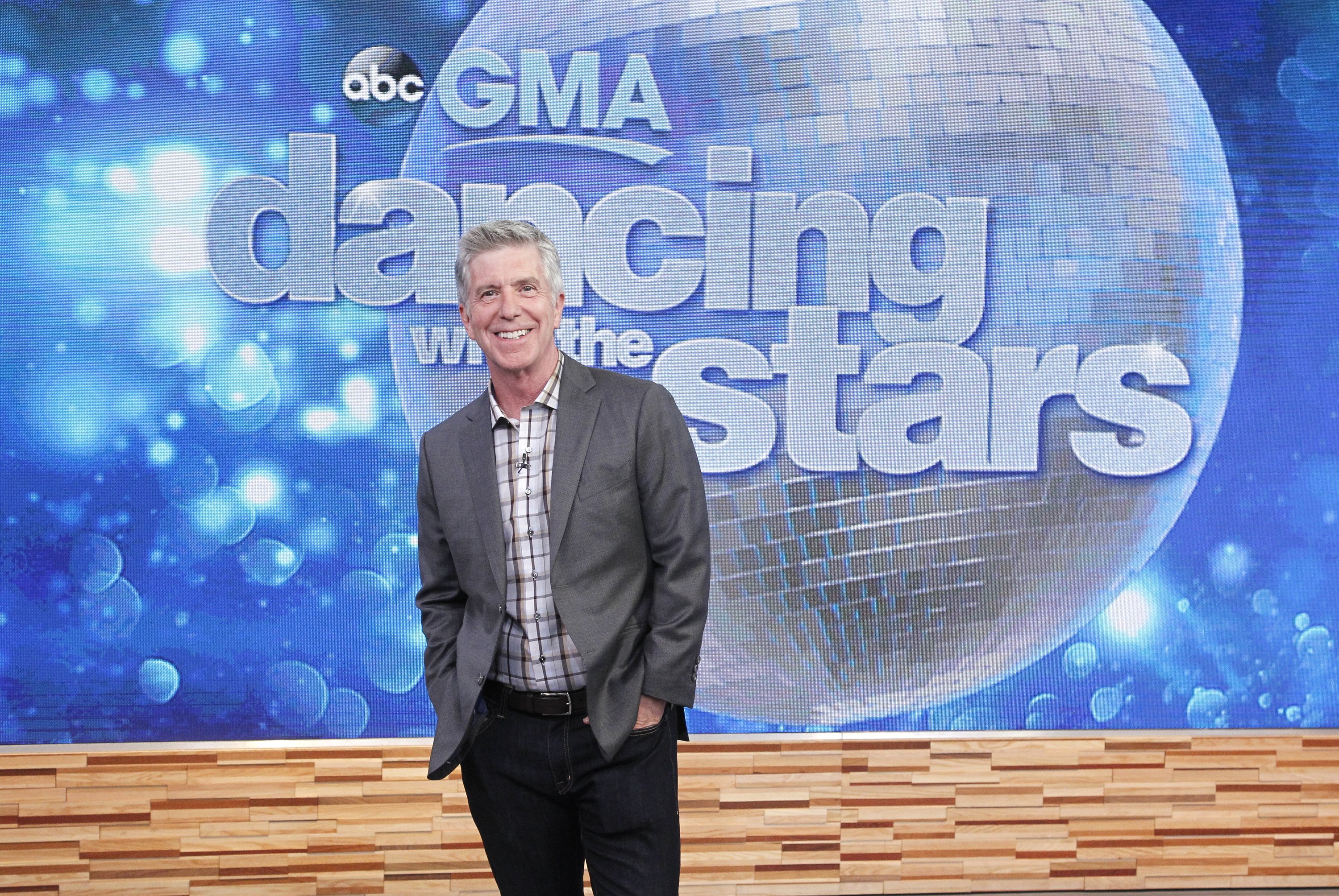 Tom Bergeron presents the new "Dancing With the Stars" contestants on "Good Morning America," | Source: Getty Images