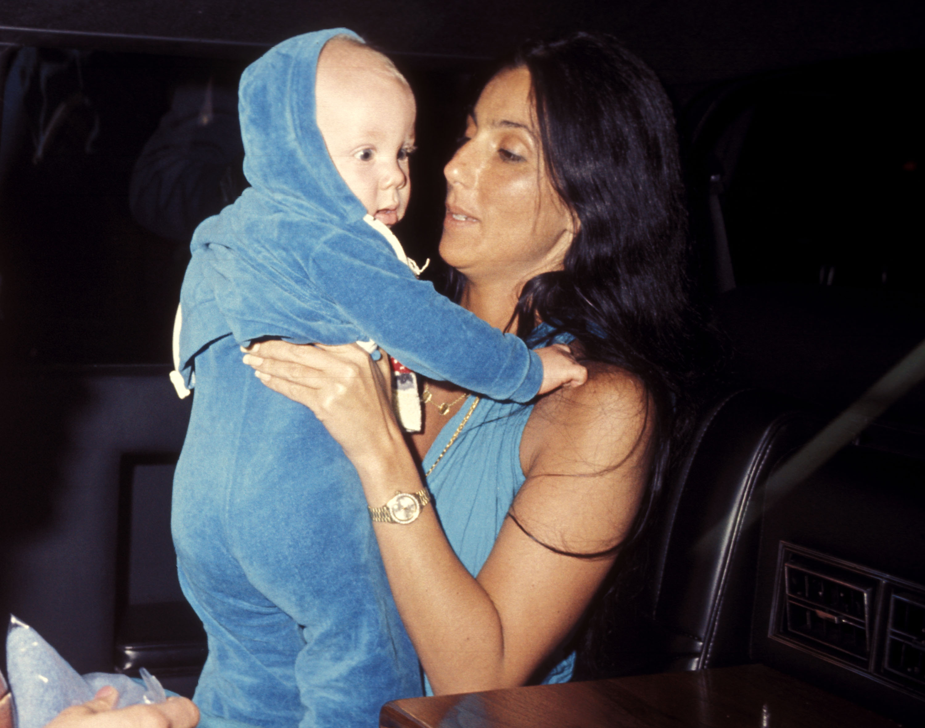 Cher and son Elijah Blue Allman on March 20, 1977 in Los Angeles, California | Source: Getty Images