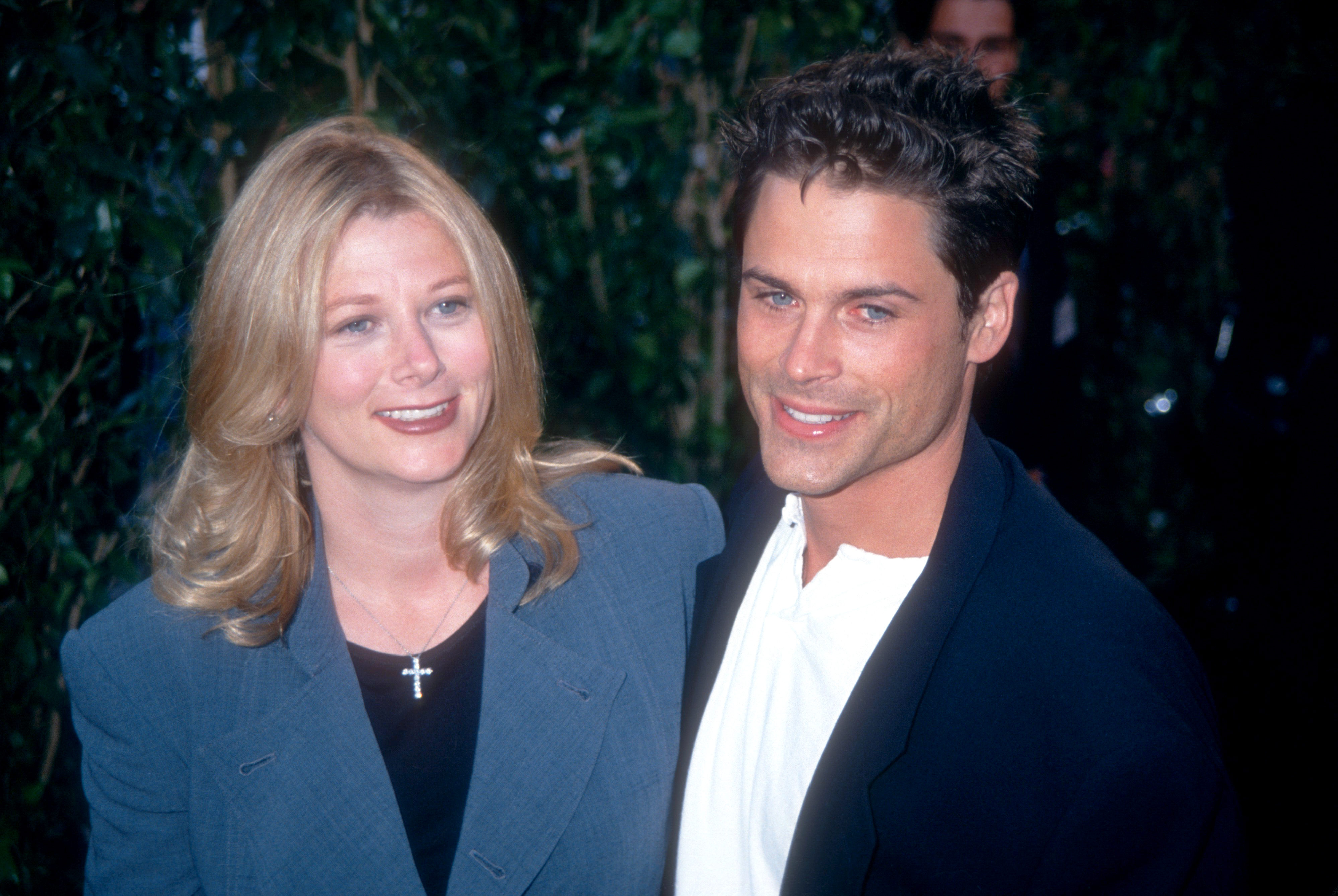 Rob Lowe and Sheryl Berkoff at the 'True Lies' Westwood Premiere in 1994 | Source: Getty Images