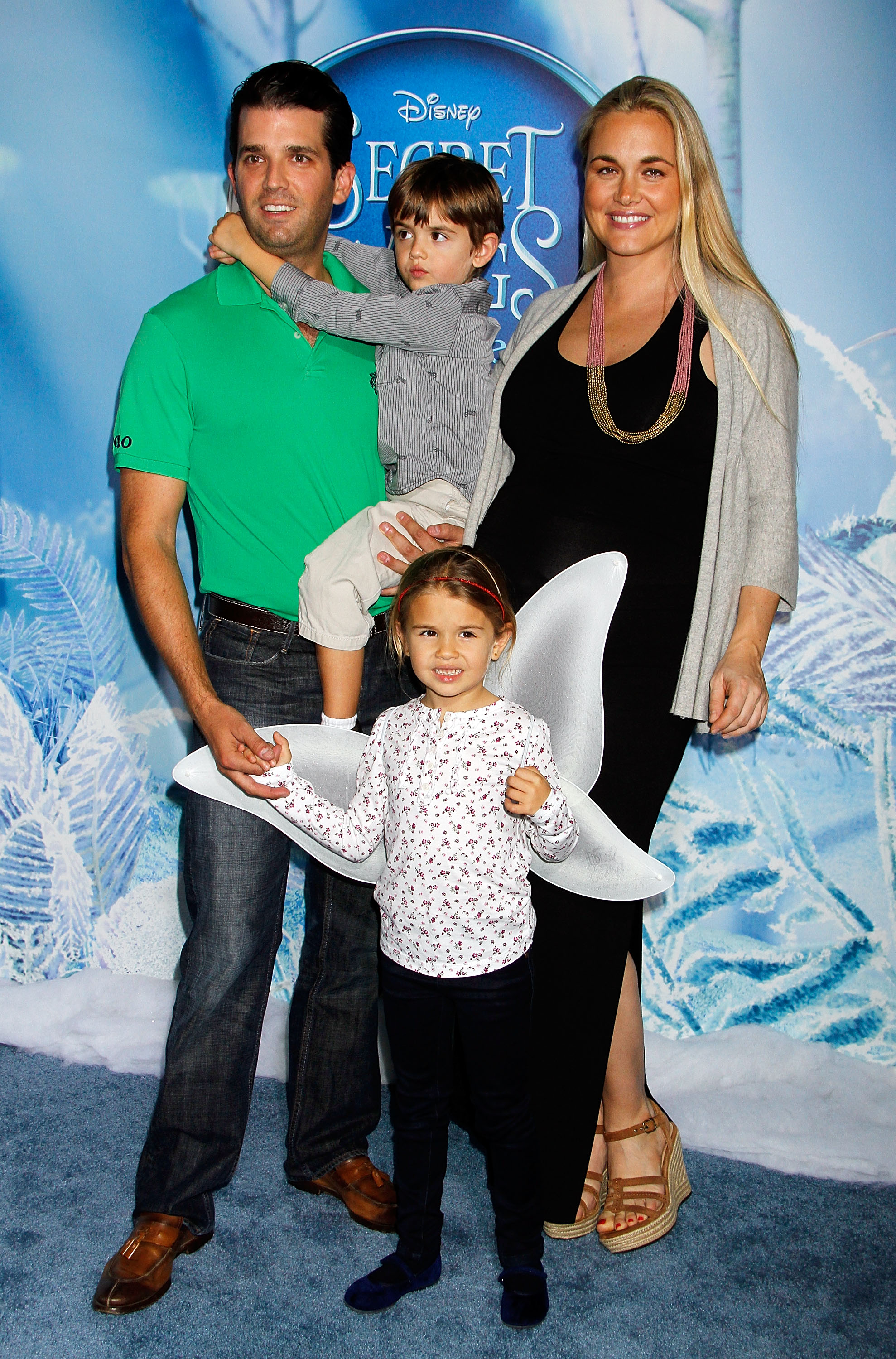 Donald Jr. and Vanessa Trump with their son Donald John III and daughter Kai Trump at the "Secret Of Wings" premiere on October 20, 2012, in New York. | Source: Getty Images