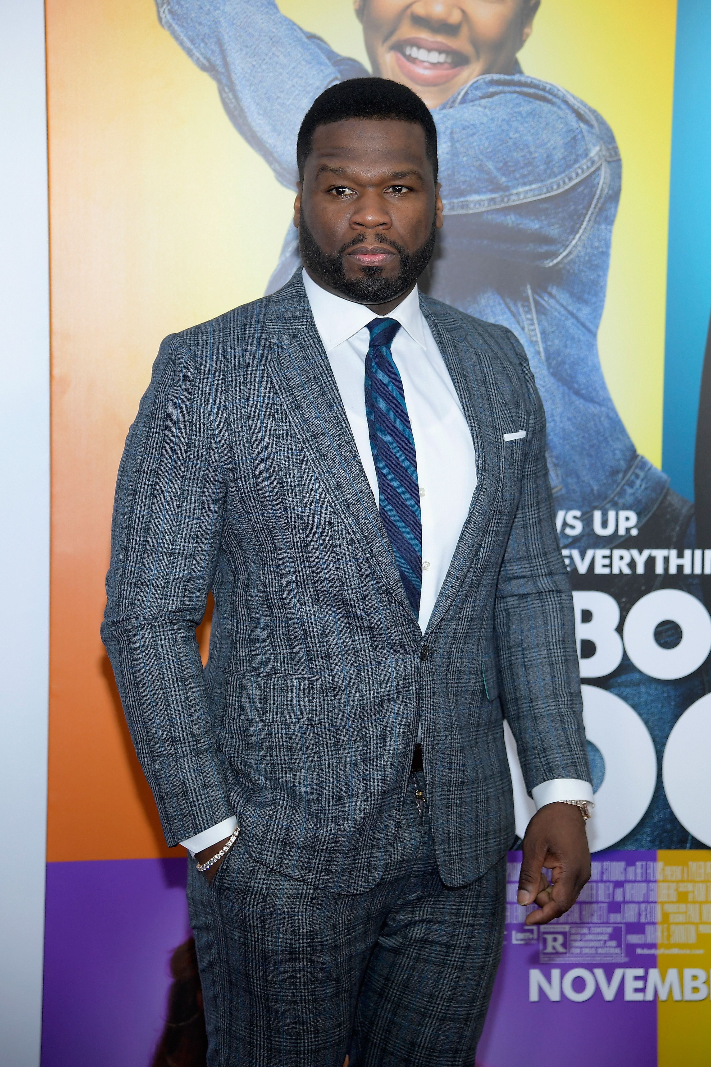 50 Cent at the world premiere of "Nobody's Fool" on October 28, 2018, in New York. | Source: Getty Images