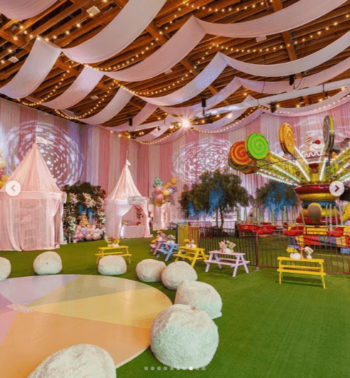 Decor inside Stormi's party | Instagram: Kylie Jenner