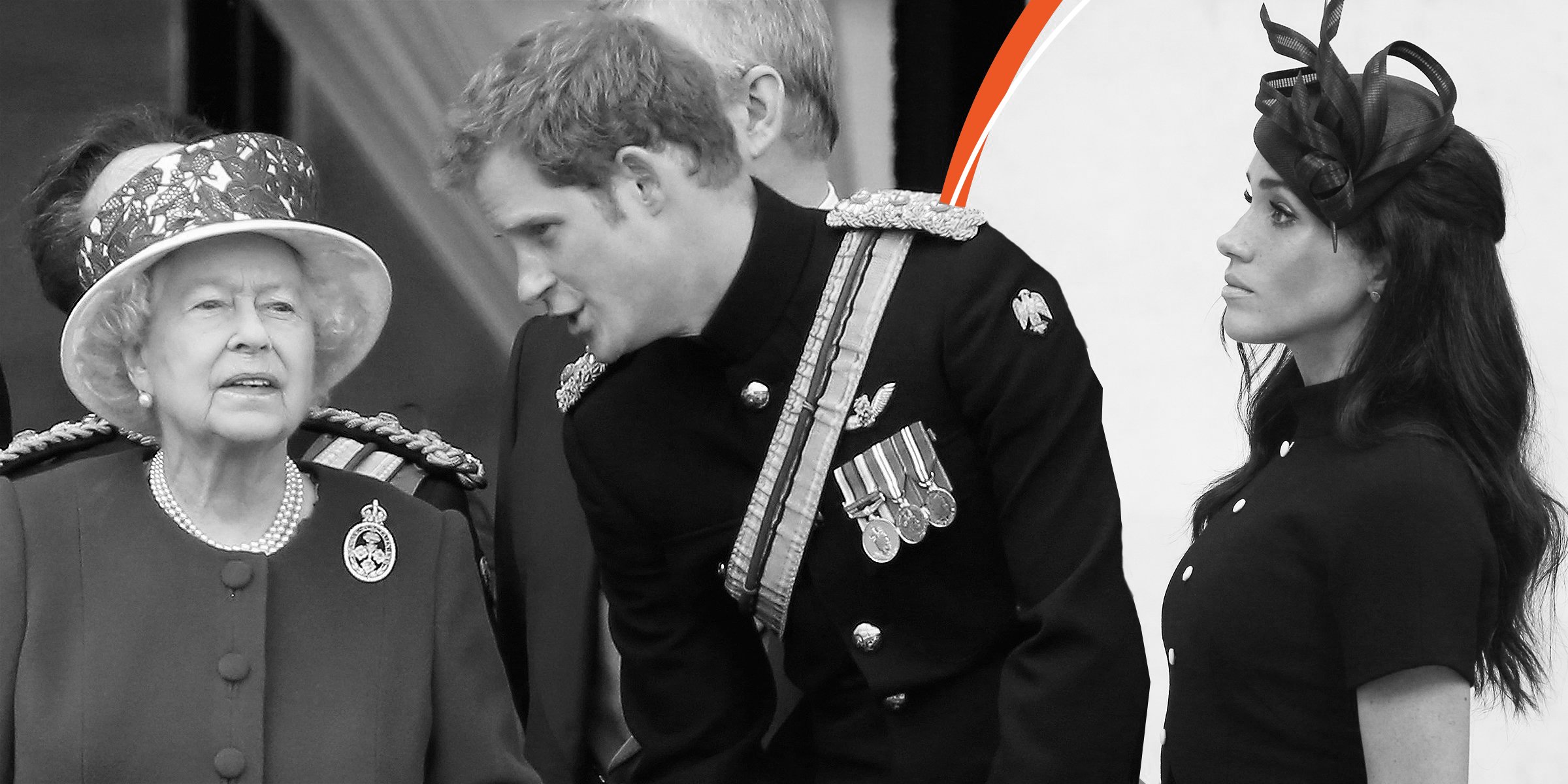 Queen Elizabeth and Prince Harry | Meghan Markle | Source: Getty Images