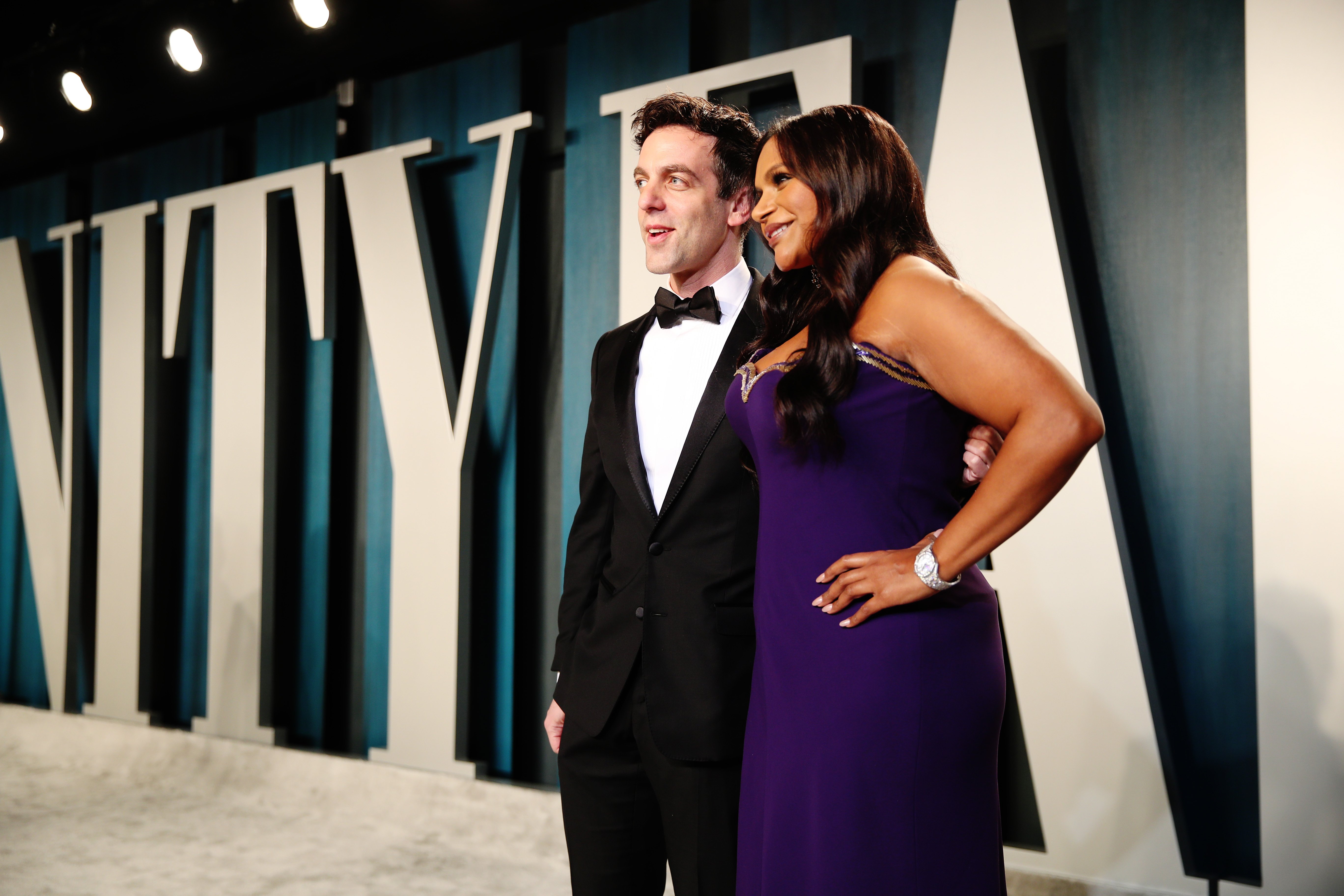 B.J. Novak and Mindy Kaling attend the 2020 Vanity Fair Oscar Party at Wallis Annenberg Center for the Performing Arts on February 9, 2020, in Beverly Hills, California. | Source: Getty Images