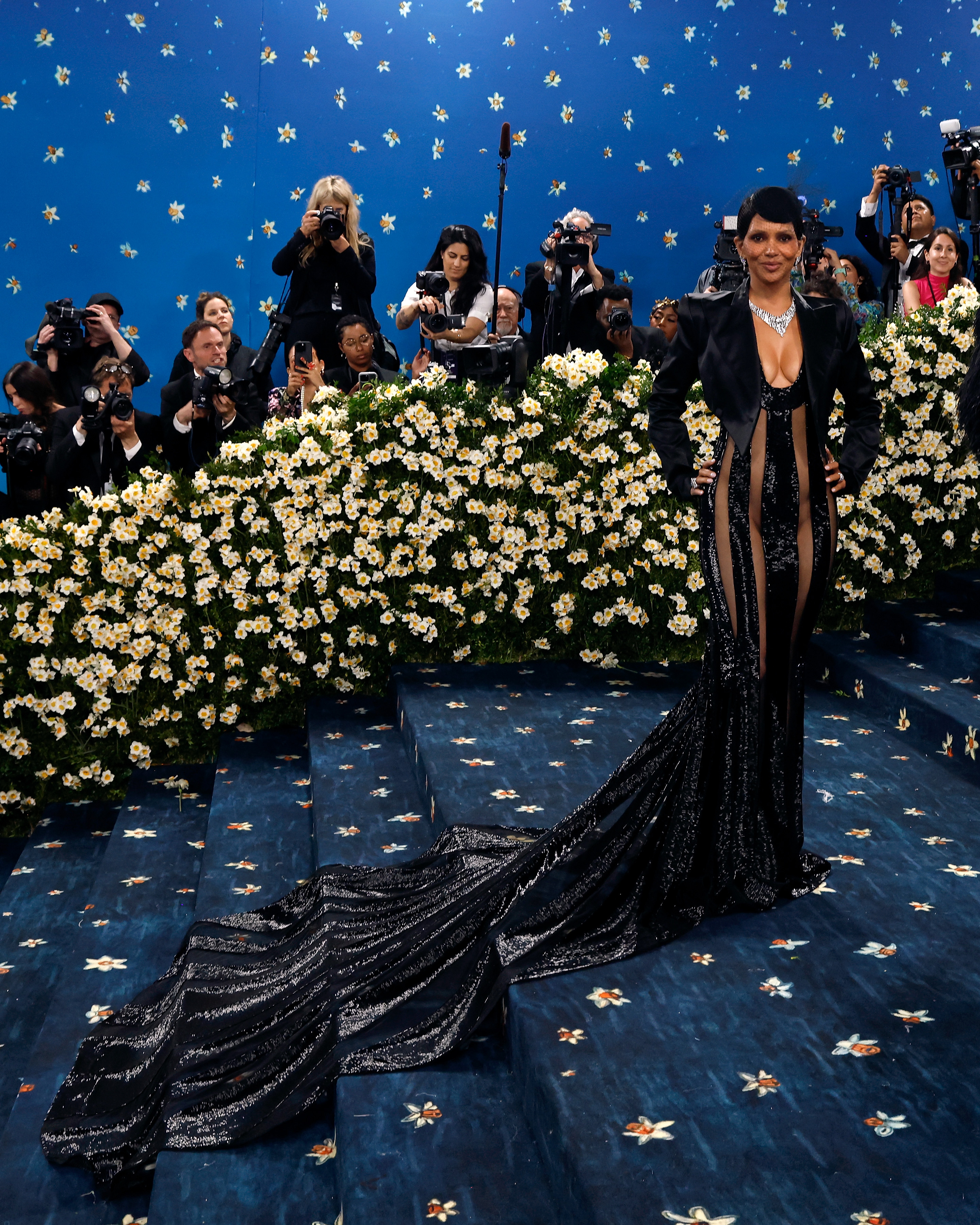 Halle Berry attends "Superfine: Tailoring Black Style", the Costume Institute Benefit, at the Metropolitan Museum of Art on May 5, 2025, in New York City | Source: Getty Images