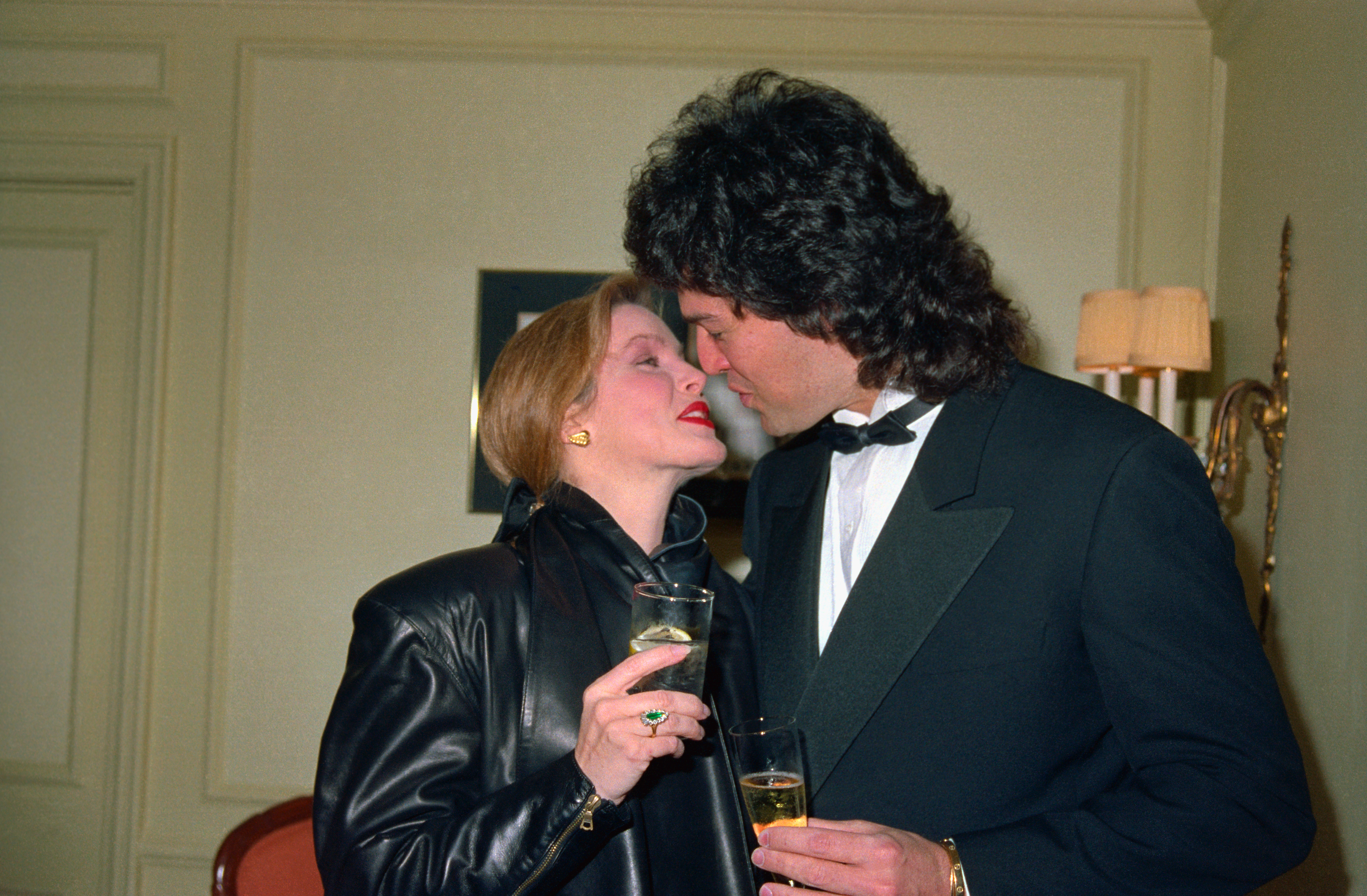 Priscilla Presley and Marco Garibaldi on November 19, 1986 | Source: Getty Images