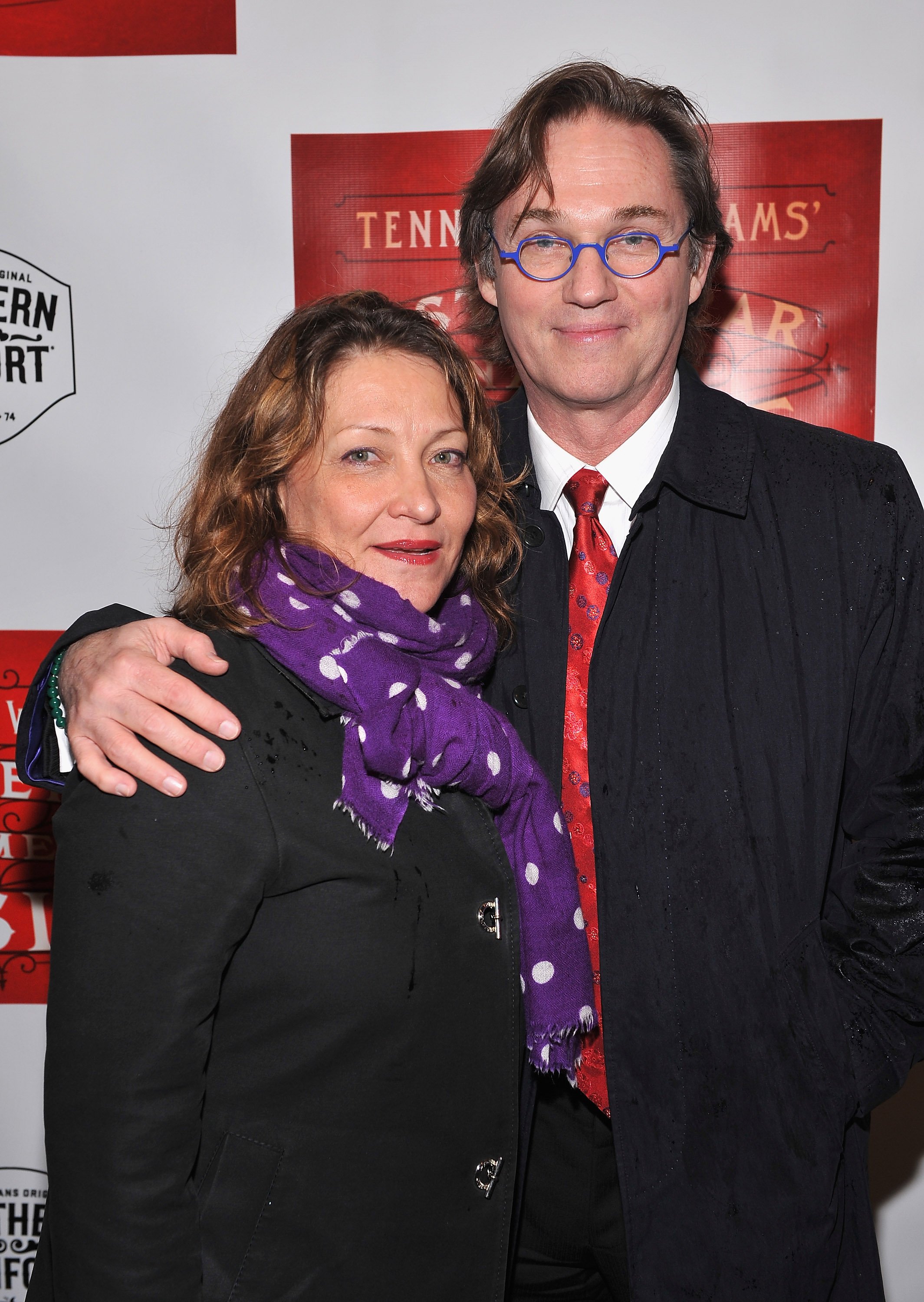 Actor Richard Thomas and his wife Georgiana Bischoff (L) attend the opening night of "A Streetcar Named Desire" at The Broadhurst Theatre on April 22, 2012 in New York City. | Source: Getty Images