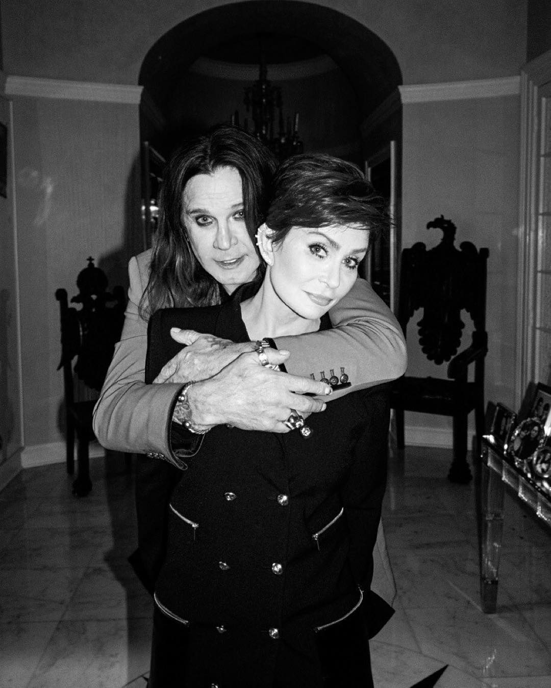 Ozzy and Sharon Osbourne from a post dated October 9, 2015. | Source: Instagram/ozzyosbourne