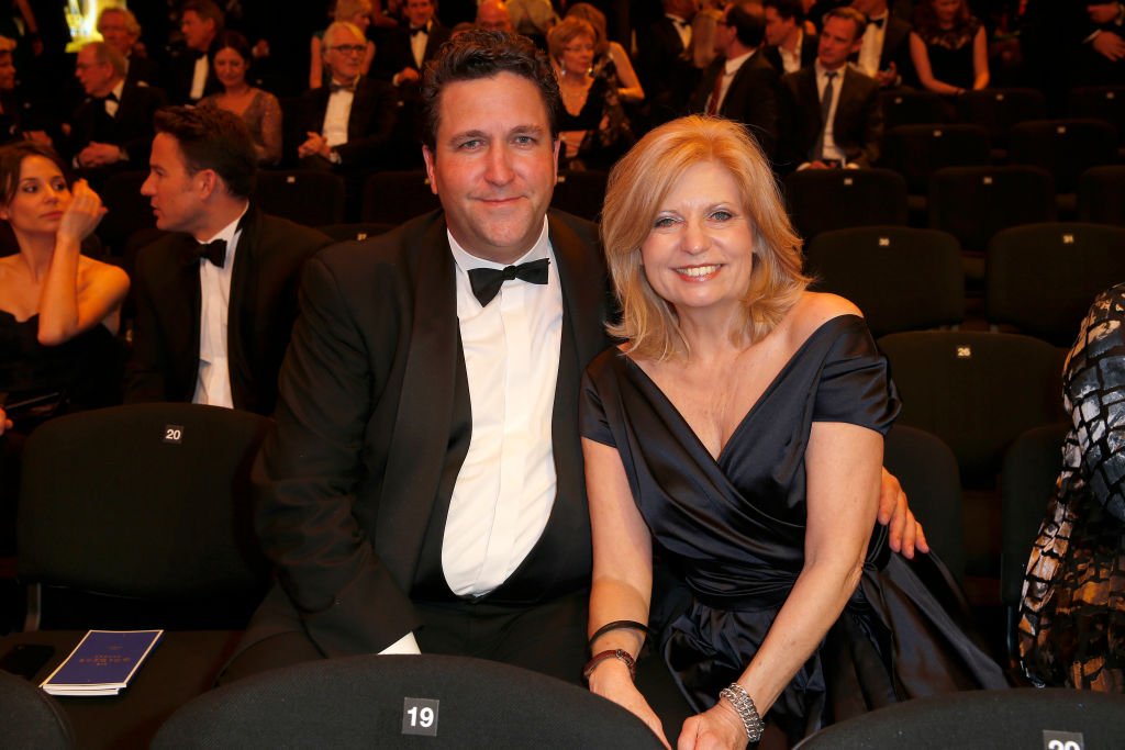 Sabine Postel und Christian Meckel nehmen an der Goldenen Kamera 2014 am Flughafen Tempelhof am 1. Februar 2014 in Berlin teil. (Foto von Franziska Krug) I Quelle: Getty Images