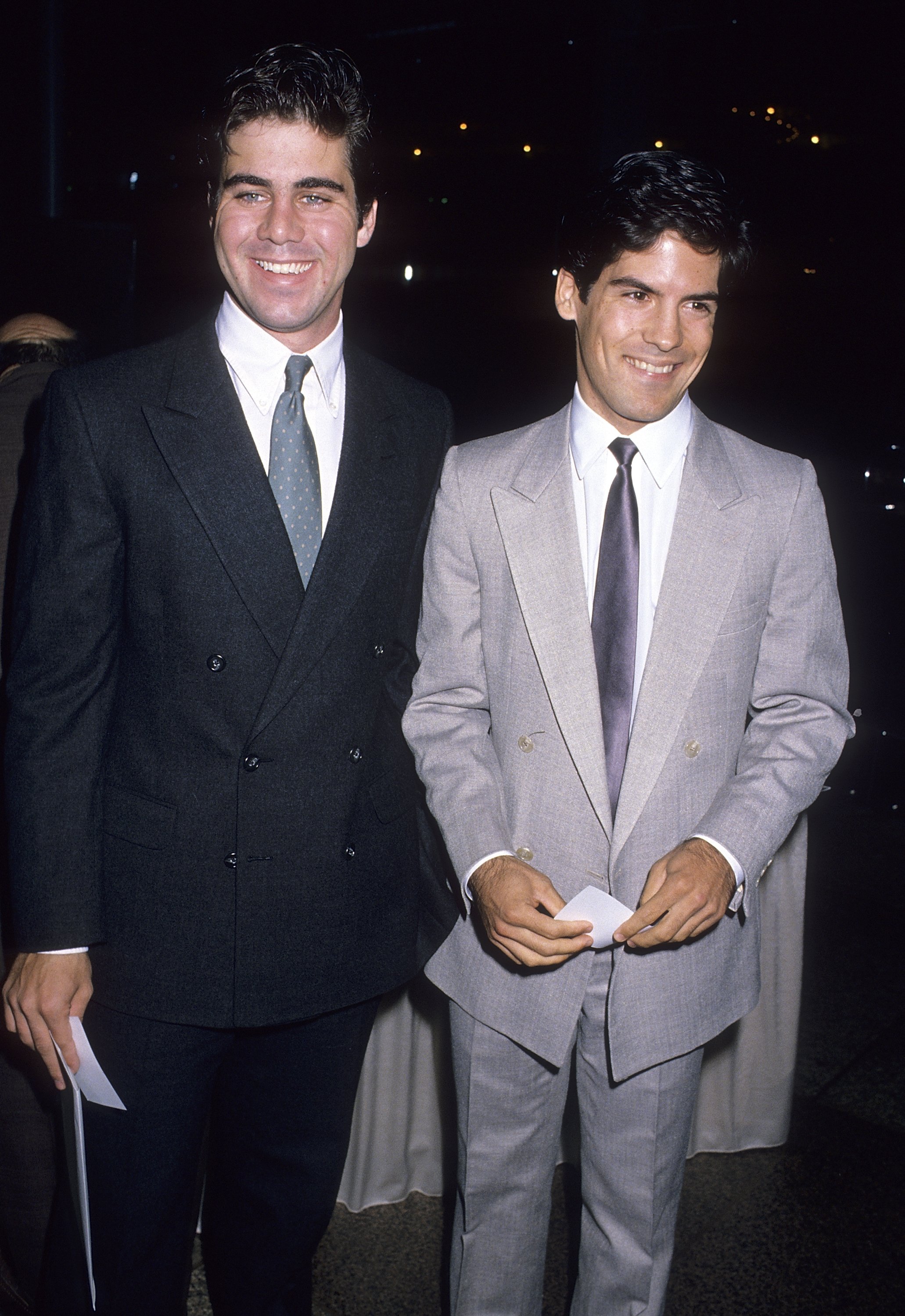 Patrick Labyorteaux and Matthew Labyorteaux at Michael Landon's Second Annual Celebrity Gala on October 15, 1988 | Source: Getty Images