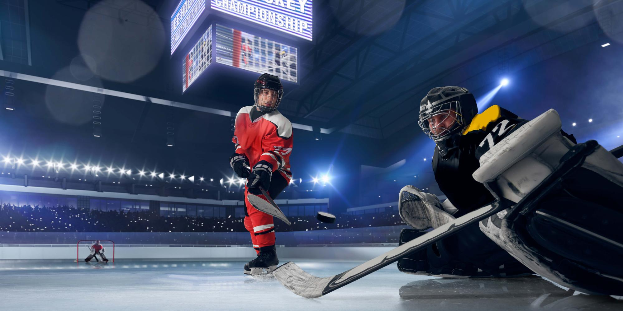 A hockey game in progress | Source: Freepik