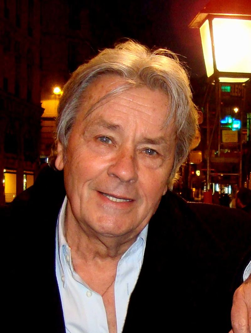 Alain Delon en Janvier 2011 | Source : Wikimedia.