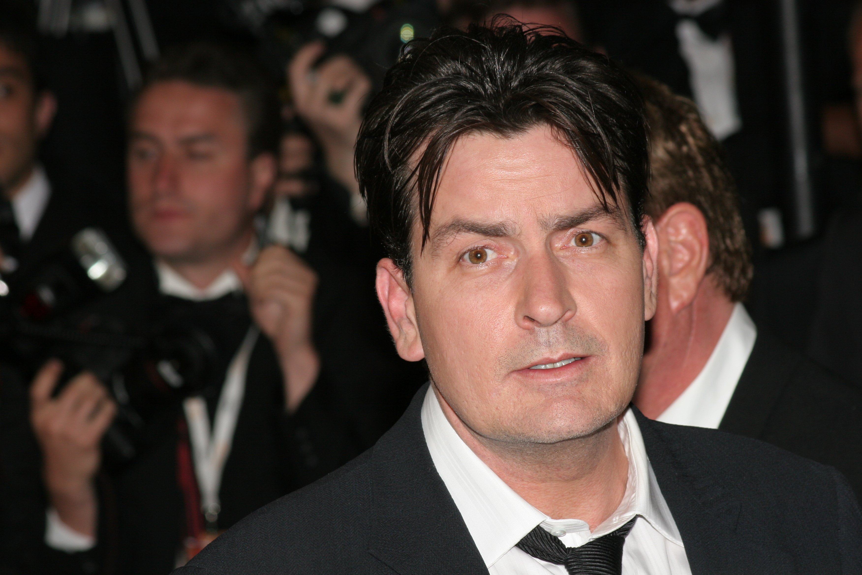 Charlie Sheen attends the 'Platoon' Screening at the Palais during the 59th International Cannes Film Festival May 21, 2006 in Cannes, France. | Photo: Shutterstock