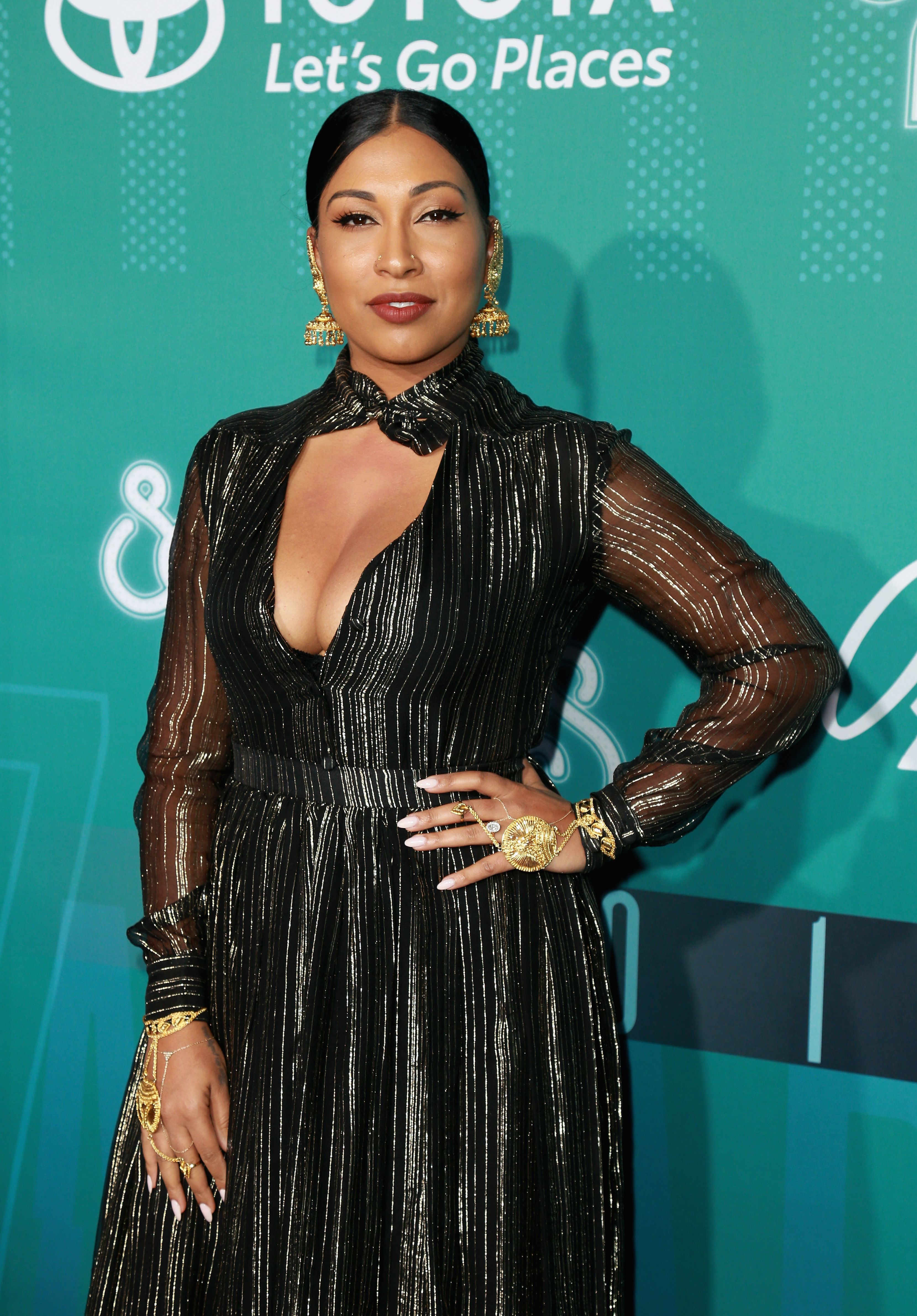 Melanie Fiona attends the 2017 Soul Train Awards, presented by BET, at the Orleans Arena on November 5, 2017 in Las Vegas, Nevada. | Source: Getty Images