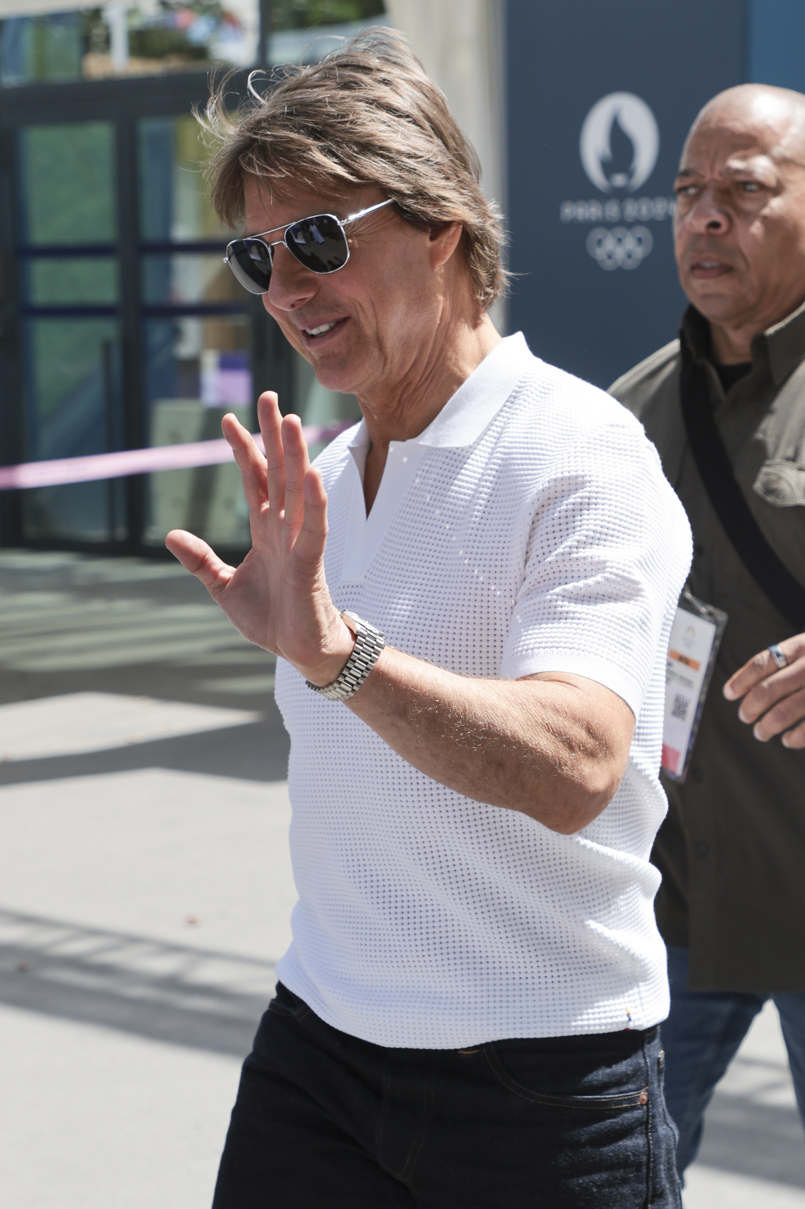 Tom Cruise attends the Artistic Gymnastics Women's Qualification on day two of the Olympic Games on July 28, 2024 | Source: Getty Images