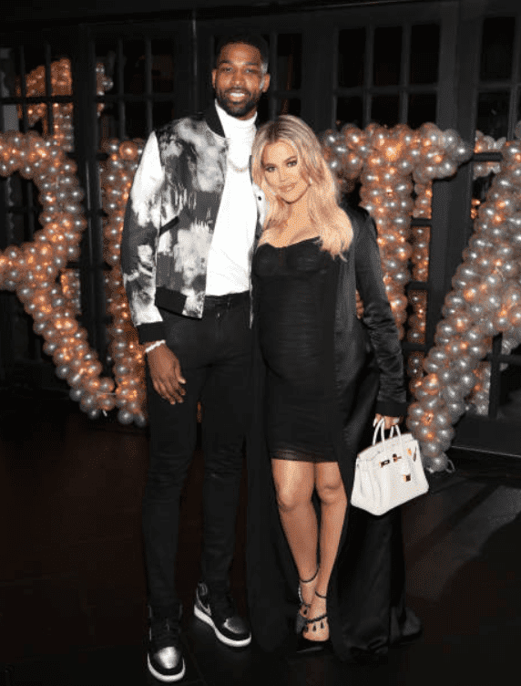 Tristan Thompson and Khloe Kardashian Tristan Thompson's Birthday at Beauty & Essex. The party was hosted was Remy, on March 10, 2018, in Los Angeles, California | Source: Jerritt Clark/Getty Images for Remy Martin )