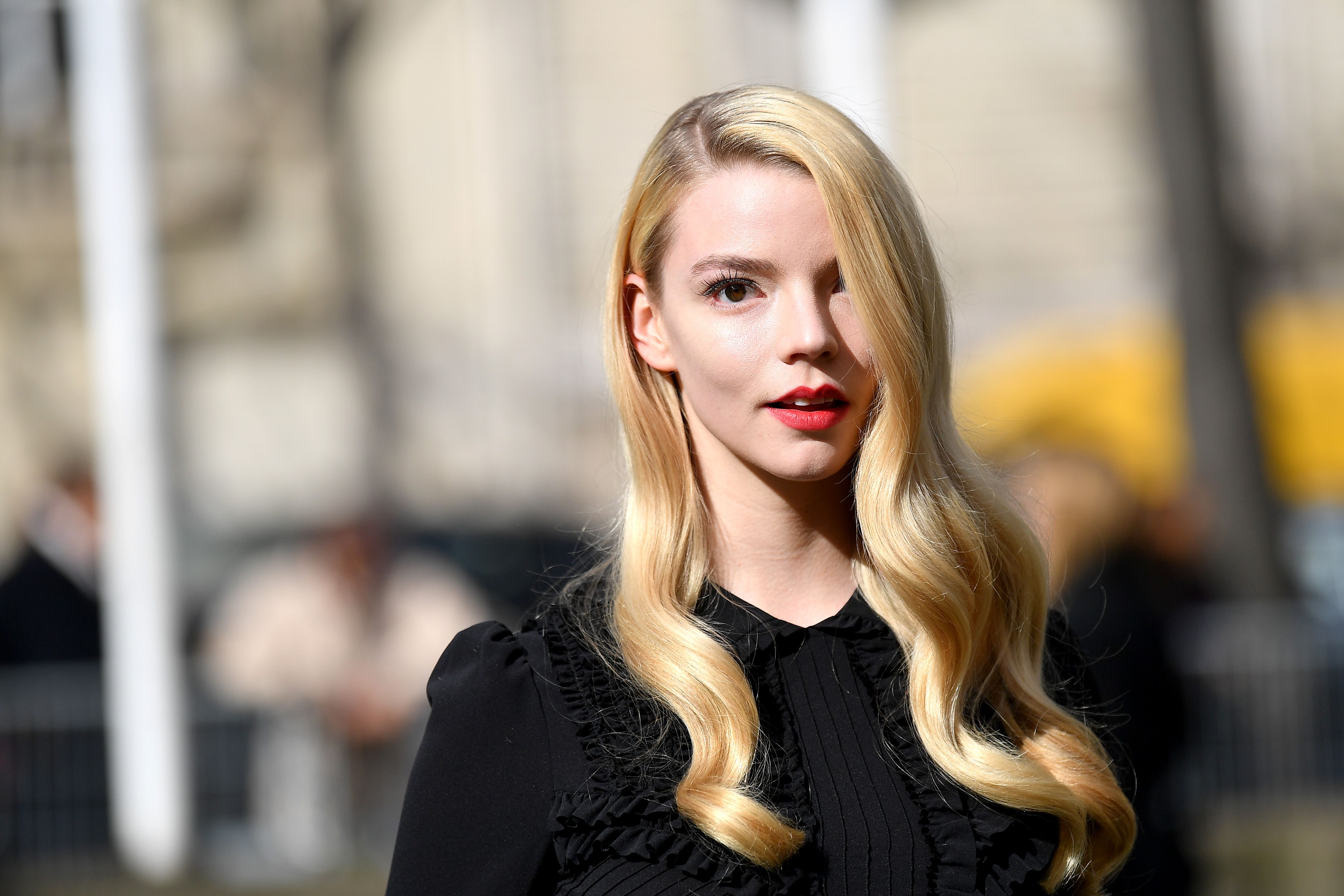 Anya Taylor-Joy at the Miu Miu show as part of the Paris Fashion Week Womenswear Fall/Winter 2020/2021 on March 03, 2020, in Paris, France | Photo: Jacopo Raule/Getty Images