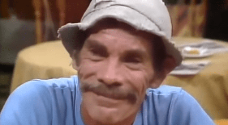 Don Ramón en el estudio de El Chavo del 8. | Foto: YouTube / La crónica hoy
