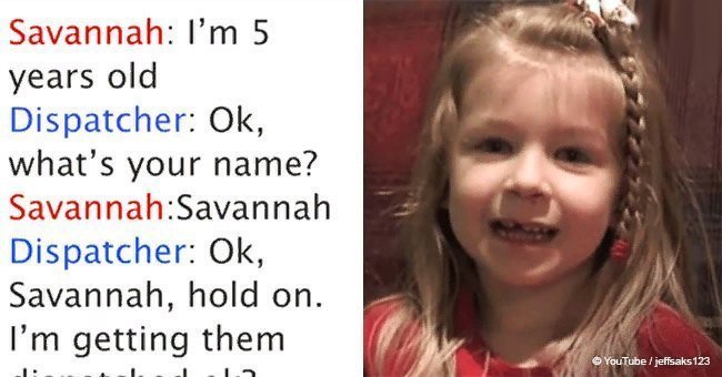 Five-year-old girl calls 911 for dad and her hilarious conversation with dispatcher goes viral