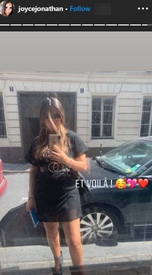 Joyce Jonathan prend la pose en montre on ventre de femme enceinte, à travers une image postée sur son statut Instgram : Photo : Instagram/joycejonathan Joyce Jonathan prend la pose en montre on ventre de femme enceinte, à travers une image postée sur son statut Instgram : Photo : Instagram/joycejonathan