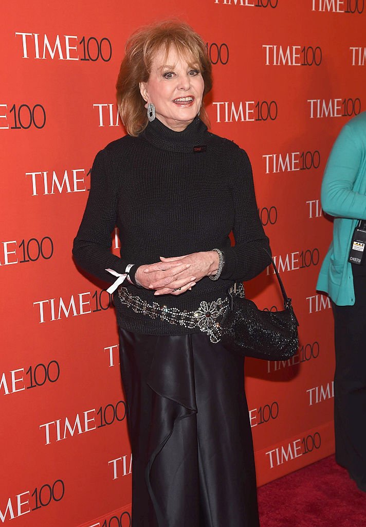 Barbara Walters attends TIME 100 Gala, TIME's 100 Most Influential People In The World at Frederick P. Rose Hall, Jazz at Lincoln Center on April 21, 2015 in New York City | Source: Getty Images