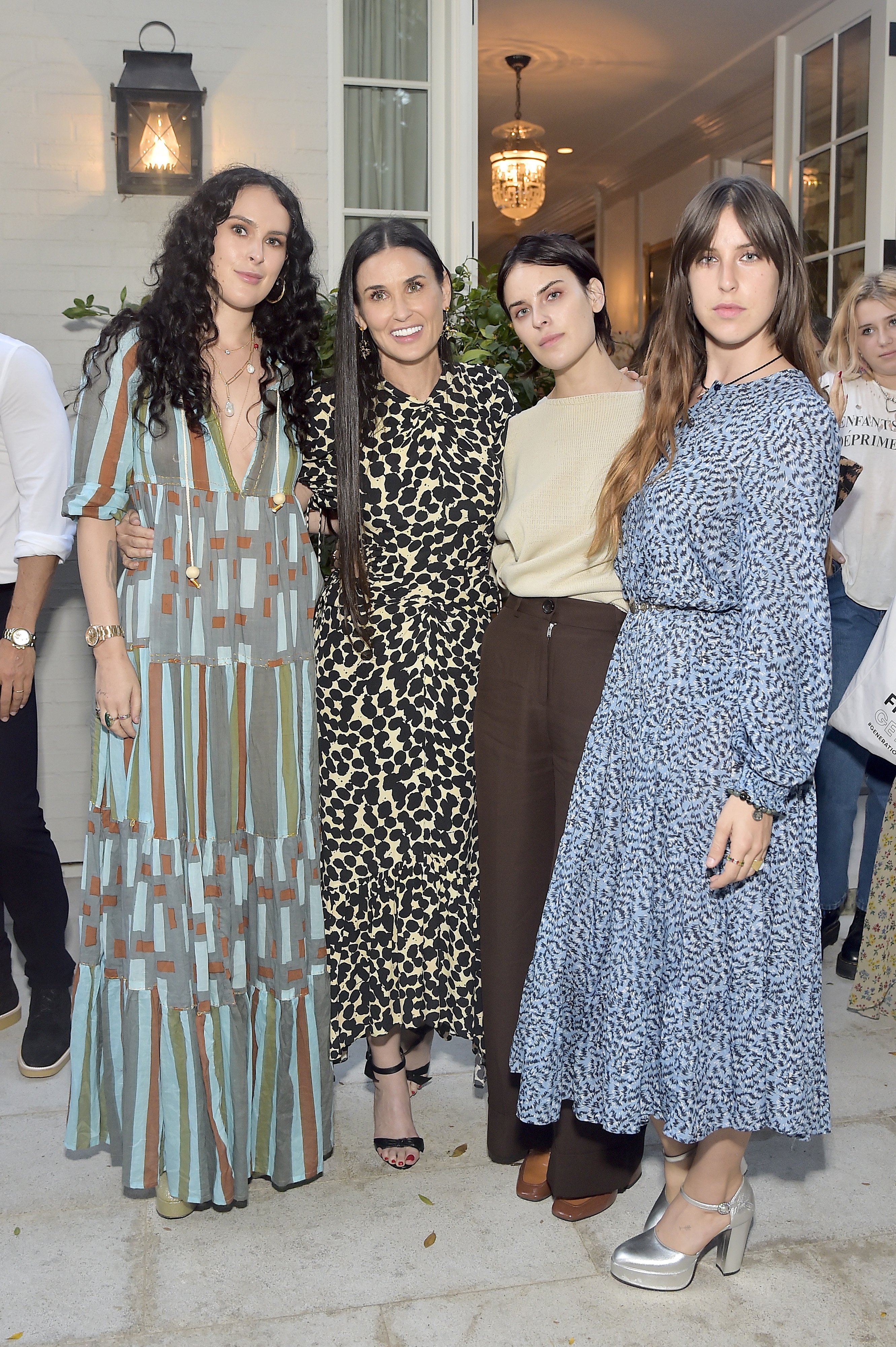 Rumer Willis, Demi Moore, Tallulah Willis and Scout Willis attend Demi Moore's 'Inside Out' Book Party on September 23, 2019 in Los Angeles, California. | Source: Getty Images