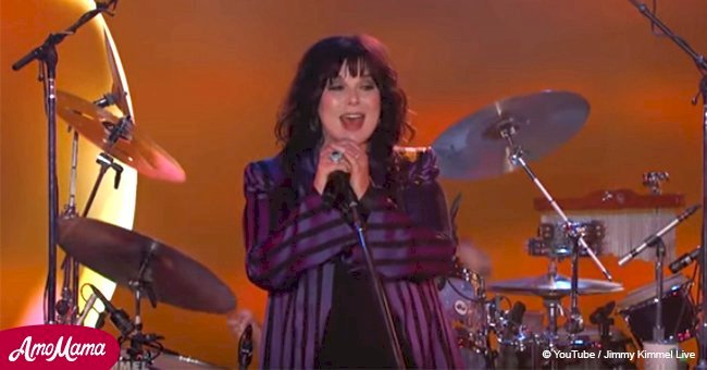  'Heart' song writer Ann Wilson gives an incredible performance while visiting 'Jimmy Kimmel Live'