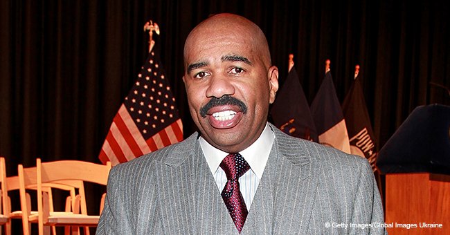 Steve Harvey shaves off beard, returns to his signature mustache thanks to wife Marjorie