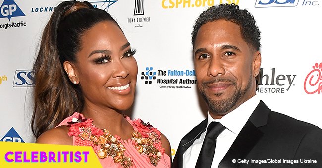 Kenya Moore is all smiles in picture with husband Marc Daly after announcing pregnancy