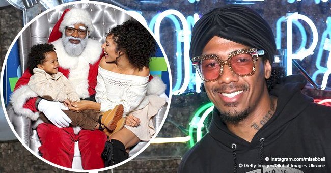 Nick Cannon's youngest son and baby mama are all smiles in recent pictures with Santa