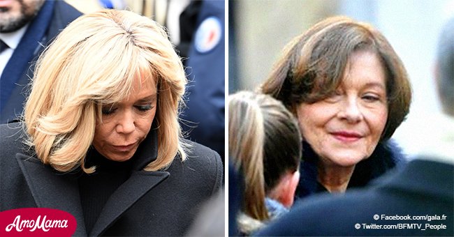 Les funérailles de Michel Legrand : Macha Méril très émue reçoit le soutien de Brigitte Macron